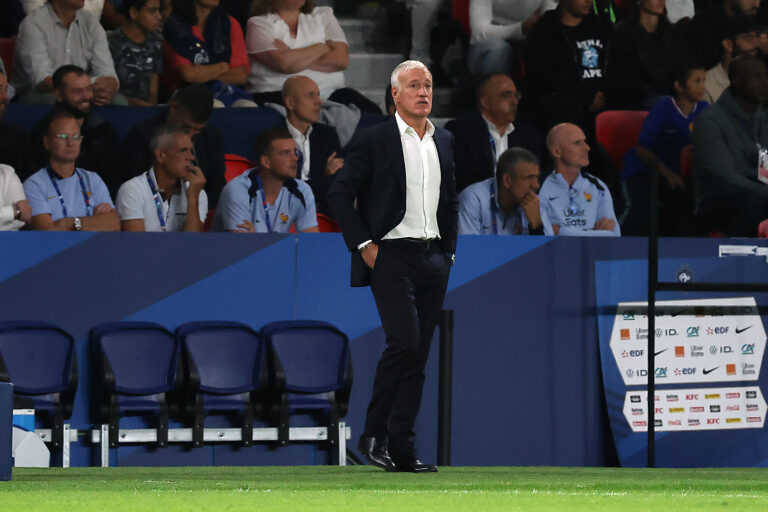 The French Team Coach , Didier Deschamps during the European Qualifying round match between France and Iceland at Parc des Princes on September 09, 2025 in Paris, France. //03PARIENTE_sipa.27759/Credit:JP PARIENTE/SIPA/2509101723
2025.09.09 Paryz
pilka nozna eliminacje , kwalifikacje do mistrzostw swiata 2026
Francja - Islandia
Foto JP PARIENTE/SIPA/PressFocus

!!! POLAND ONLY !!!