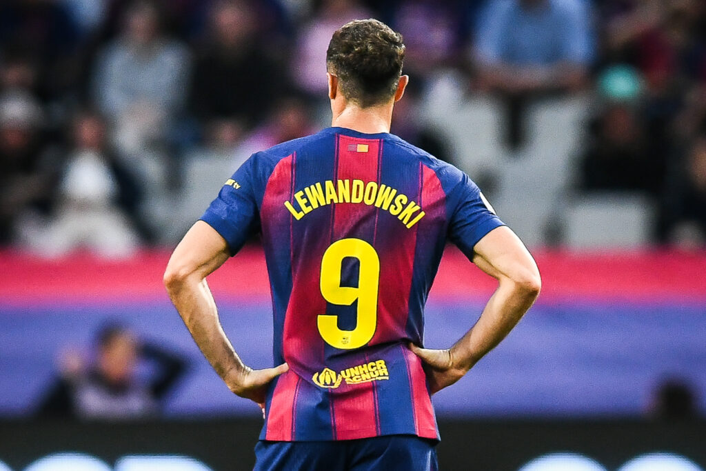 Robert LEWANDOWSKI of Barcelona during the Spanish championship LaLiga football match between FC Barcelona and Real Sociedad on 28 September 2025 at Estadi Olimpic Lluis Companys in Barcelona, Spain (Photo by /Sipa USA)
2025.09.28 Barcelona
pilka nozna liga hiszpanska
FC Barcelona - Real Sociedad San Sebastian
Foto IPA/SIPA USA/PressFocus

!!! POLAND ONLY !!!