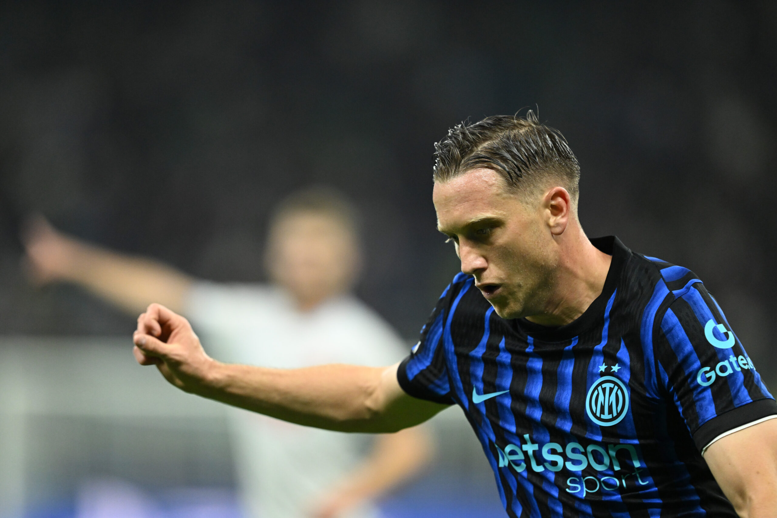 Piotr Zielinski of FC Inter in action during the UEFA Champions League stage match Phase MD2 between Inter FC Internazionale and SK Slavia Praga, on 30 of October 2025, at Giuseppe Meazza San Siro Siro stadium in Milan, Italy. Credit Tiziano Ballabio (Photo by Tiziano Ballabio/IPA Sport / ipa-agency.net/IPA/Sipa USA)
2025.09.30 Mediolan
pilka nozna liga mistrzow
Inter Mediolan - Slavia Praga
Foto IPA/SIPA USA/PressFocus

!!! POLAND ONLY !!!