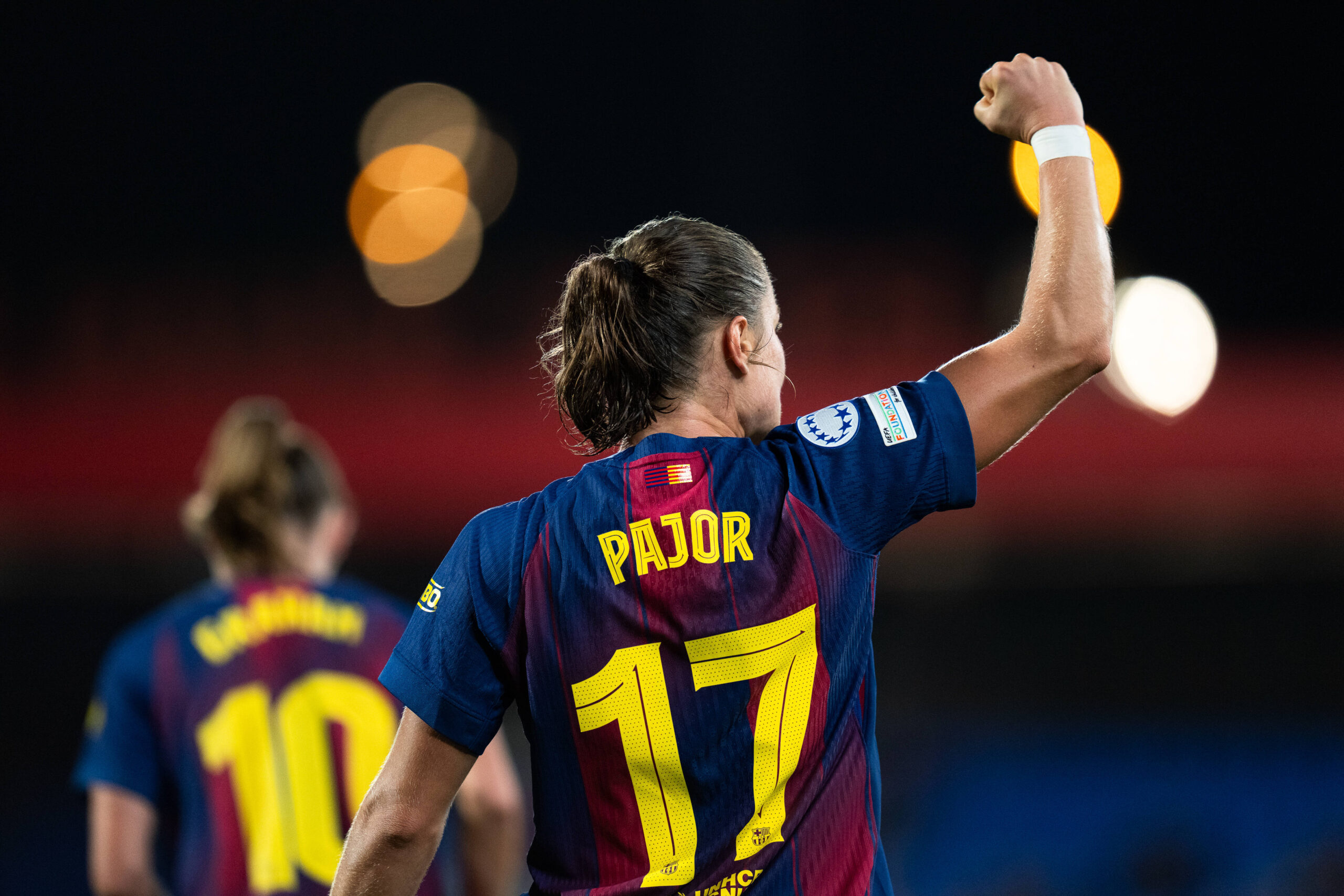 Spain-Football-Women s Champions League FC Barcelona, Barca v Bayern Munich in Barcelona, Spain. Barcelona, Spain, 7, October, 2025. FC Barcelona player 17 Ewa Pajor celebrates her score during Womens Champions League match between FC Barcelona and Bayern Munich in Johan Cruyff Stadium, Barcelona, Spain, on October 7, 2025. Barcelona Johan Cruyff Stadium Barcelona Spain
2025.10.07 Barcelona
pilka nozna kobiet, liga mistrzyn
FC Barcelona - Bayern Monachium
Foto IMAGO/PressFocus

!!! POLAND ONLY !!!