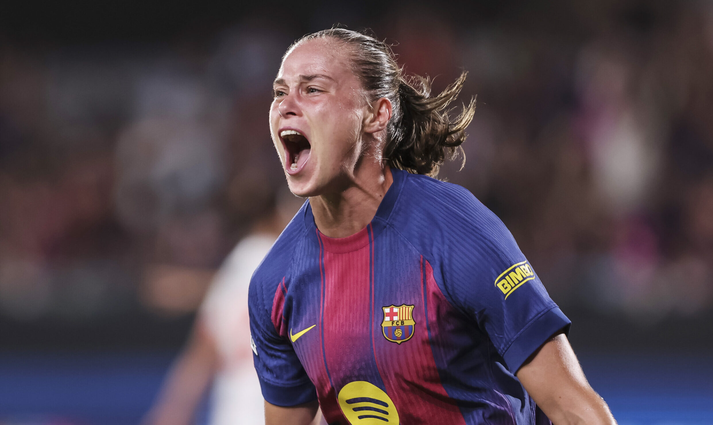 Ewa Pajor of FC Barcelona celebrates a goal during the Women s Champions League, League phase, MD1 football match between FC Barcelona and FC Bayern Munich on 7 October 2025 at Estadi Johan Cruyff in Barcelona, Spain (Photo by /Sipa USA)
2025.10.07 Barcelona
pilka nozna kobiet liga mistrzyn
FC Barcelona - Bayern Monachium
Foto IPA/SIPA USA/PressFocus

!!! POLAND ONLY !!!
