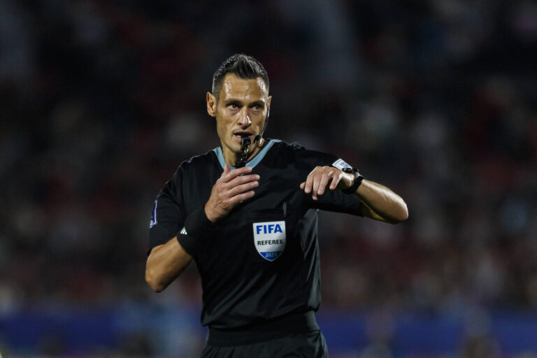 Argentina v Morocco: Final - FIFA U-20 World Cup Chile 2025 Santiago, Chile - October 19: Referee Maurizio Mariani during the FIFA U20 World Cup Chile 2025 final match between Argentina and Morocco at Estadio Nacional Julio Martinez Pradanos on October 19, 2025 in Santiago, Chile Santiago Estadio Nacional Julio Martianez Prdanos Region Metropolitana de Santiago Chile Copyright: xLatinxSportxImagesx
2025.10.19 Santiago
pilka nozna , Mistrzostwa Swiata U-20
Argentyna U20 - Maroko U20
Foto IMAGO/PressFocus

!!! POLAND ONLY !!!
