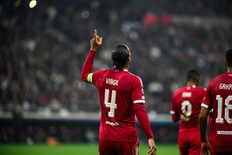 FRANKFURT, GERMANY - 22 OCTOBER, 2025: Virgil van Dijk - UEFA Champions League, match SG Eintracht Frankfurt vs Liverpool FC at Deutsche Bank Park. PUBLICATIONxNOTxINxRUS Copyright: xx
2025.10.22 Frankfurt
pilka nozna , liga mistrzow
Eintracht Frankfurt - FC Liverpool
Foto IMAGO/PressFocus

!!! POLAND ONLY !!!