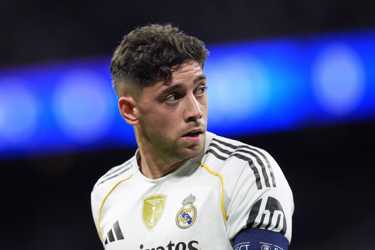 Real Madrid CF&#039;s Federico Valverde during Champions League 2025/2026, Matchday 3. October 22 ,2025. (ALTERPHOTOS/Acero) - Photo :  Acero / Alterphotos / Psnewz / SIPA /00316227_0021//Credit:PSNEWZ/SIPA/2510222224
2025.10.22 Madryt
pilka nozna Liga Mistrzow
Real Madryt - Juventus Turyn
Foto PSNEWZ/SIPA/PressFocus

!!! POLAND ONLY !!!