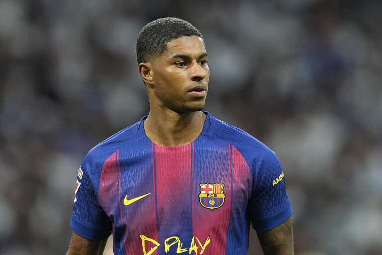 FC Barcelona&#039;s Marcus Rashford during La Liga match. October 26, 2025. (Photo by Acero/Alter Photos/Sipa USA)
2025.10.26 Madryt
pilka nozna liga hiszpanska
Real Madryt - FC Barcelona
Foto Alter Photos/SIPA USA/PressFocus

!!! POLAND ONLY !!!