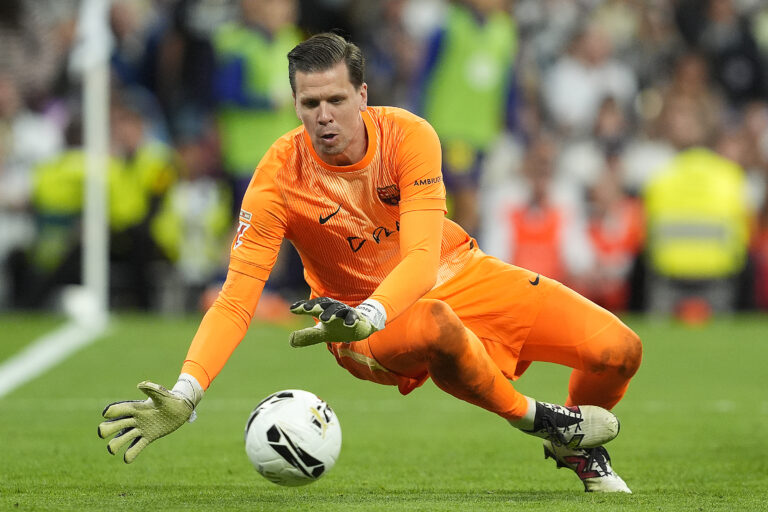 FC Barcelona&#039;s Wojciech Szczesny during La Liga match. October 26, 2025. (Photo by Acero/Alter Photos/Sipa USA)
2025.10.26 Madryt
pilka nozna liga hiszpanska
Real Madryt - FC Barcelona
Foto Alter Photos/SIPA USA/PressFocus

!!! POLAND ONLY !!!