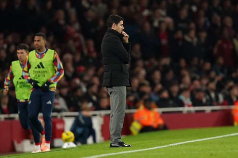 Arsenal v Brighton &amp; Hove Albion, Carabao Cup Mikel Arteta, Manager of Arsenal during the Arsenal v Brighton &amp; Hove Albion Carabao Cup Round of 16 match at the Emirates Stadium, London, England on 29 October 2025 Credit: Dylan Hepworth/Every Second Media Editorial use only. All images are copyright Every Second Media Limited. No images may be reproduced without prior permission. All rights reserved. Premier League and Football League images are subject to licensing agreements with Football DataCo Limited. see https://www.football-dataco.com Copyright: xIMAGO/EveryxSecondxMediax ESM-1646-0088 DylanxHepworthx/xEveryxSecondxMediax
2025.10.29 Londyn
pilka nozna , Puchar Ligi Angielskiej
Arsenal Londyn - Brighton and Hove Albion
Foto IMAGO/PressFocus

!!! POLAND ONLY !!!