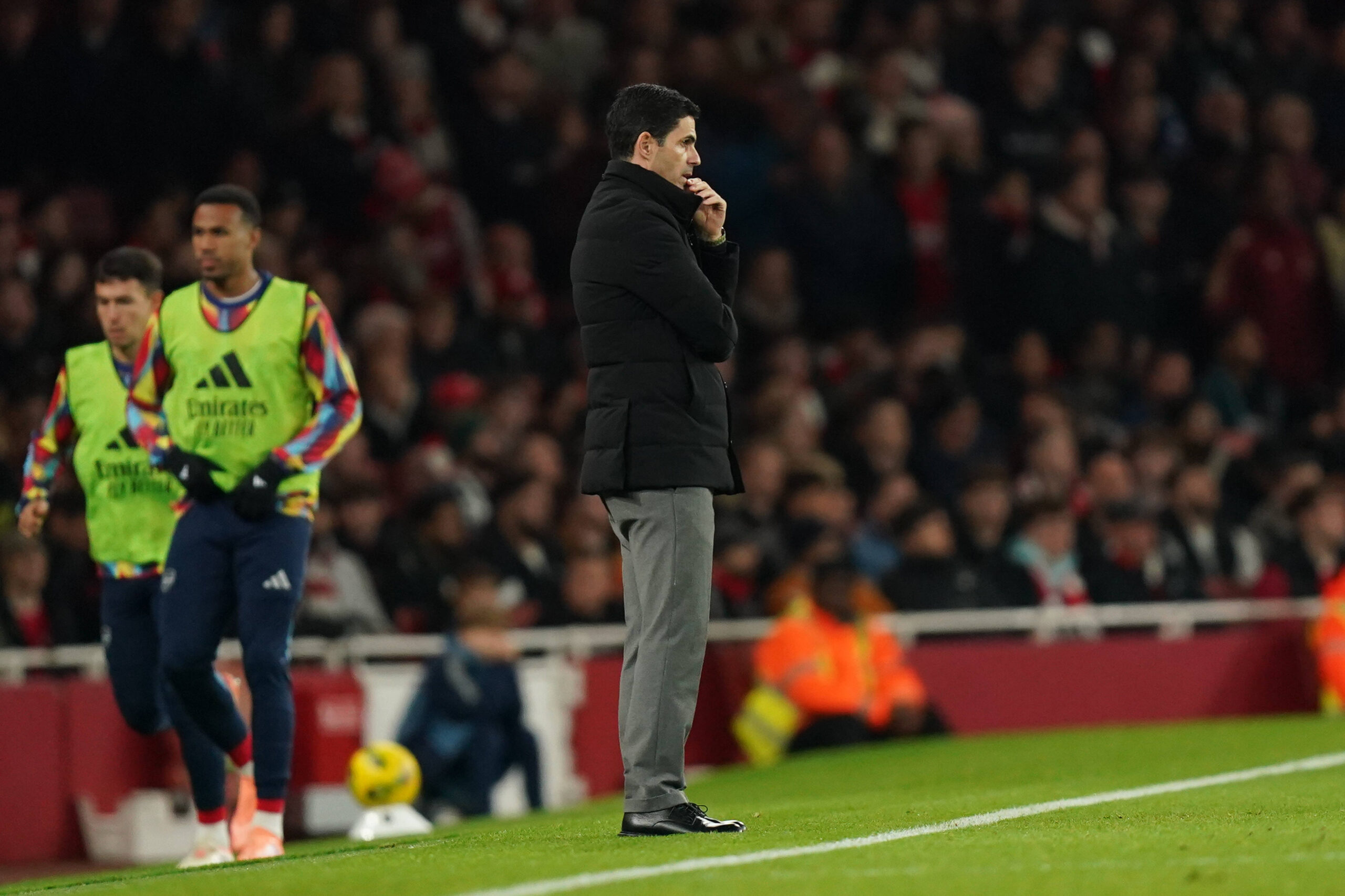 Arsenal v Brighton &amp; Hove Albion, Carabao Cup Mikel Arteta, Manager of Arsenal during the Arsenal v Brighton &amp; Hove Albion Carabao Cup Round of 16 match at the Emirates Stadium, London, England on 29 October 2025 Credit: Dylan Hepworth/Every Second Media Editorial use only. All images are copyright Every Second Media Limited. No images may be reproduced without prior permission. All rights reserved. Premier League and Football League images are subject to licensing agreements with Football DataCo Limited. see https://www.football-dataco.com Copyright: xIMAGO/EveryxSecondxMediax ESM-1646-0088 DylanxHepworthx/xEveryxSecondxMediax
2025.10.29 Londyn
pilka nozna , Puchar Ligi Angielskiej
Arsenal Londyn - Brighton and Hove Albion
Foto IMAGO/PressFocus

!!! POLAND ONLY !!!