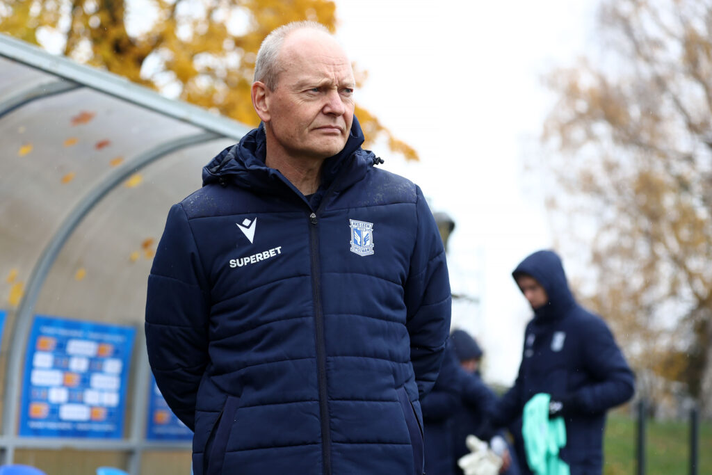 2025.10.30 Slupsk Pilka nozna 1/16 finalu STS Pucharu Polski sezon 2025/2026 Gryf Slupsk - Lech Poznan N/z Niels Frederiksen Foto Piotr Matusewicz / PressFocus

2025.10.30 Slupsk
Football Polish Cup season 2025/2026 
Gryf Slupsk - Lech Poznan 
Niels Frederiksen 
Credit: Piotr Matusewicz / PressFocus