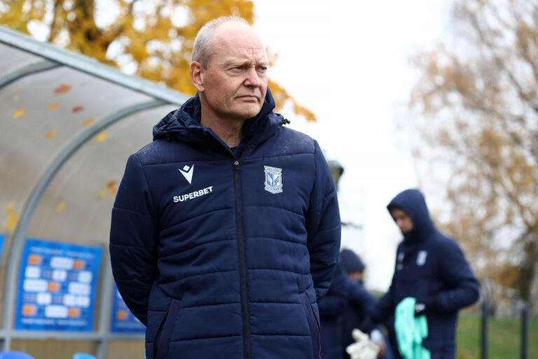 2025.10.30 Slupsk Pilka nozna 1/16 finalu STS Pucharu Polski sezon 2025/2026 Gryf Slupsk - Lech Poznan N/z Niels Frederiksen Foto Piotr Matusewicz / PressFocus

2025.10.30 Slupsk
Football Polish Cup season 2025/2026 
Gryf Slupsk - Lech Poznan 
Niels Frederiksen 
Credit: Piotr Matusewicz / PressFocus