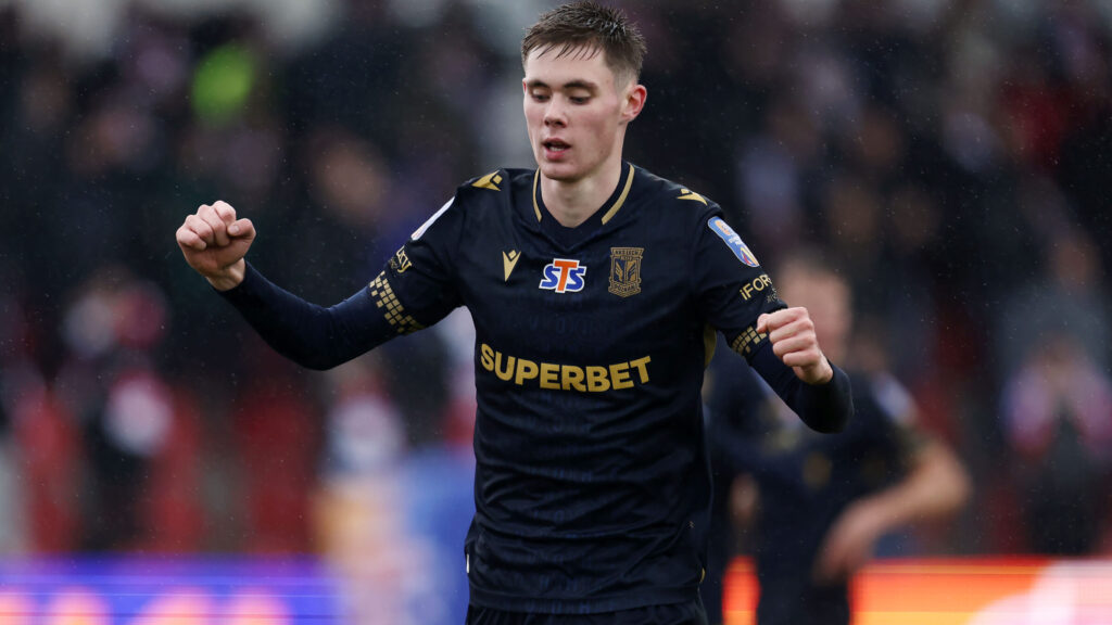 2025.10.30 Slupsk Pilka nozna 1/16 finalu STS Pucharu Polski sezon 2025/2026 Gryf Slupsk - Lech Poznan N/z Gisli Thordarson gol nieuznana bramka radosc Foto Piotr Matusewicz / PressFocus

2025.10.30 Slupsk
Football Polish Cup season 2025/2026 
Gryf Slupsk - Lech Poznan 
Gisli Thordarson gol nieuznana bramka radosc 
Credit: Piotr Matusewicz / PressFocus