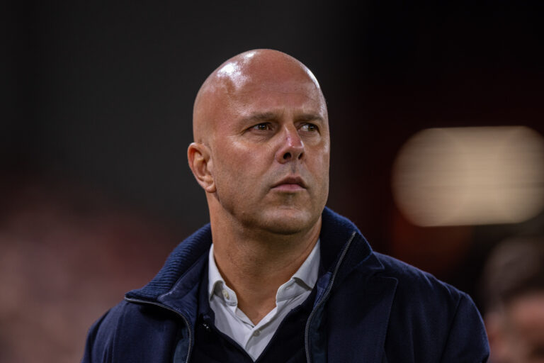 (251102) -- LIVERPOOL, Nov. 2, 2025 (Xinhua) -- Liverpool&#039;s head coach Arne Slot reacts before the English Premier League match between Liverpool FC and Aston Villa FC in Liverpool, Britain, on Nov. 1, 2025. (Xinhua) FOR EDITORIAL USE ONLY. NOT FOR SALE FOR MARKETING OR ADVERTISING CAMPAIGNS. NO USE WITH UNAUTHORIZED AUDIO, VIDEO, DATA, FIXTURE LISTS, CLUB/LEAGUE LOGOS OR &quot;LIVE&quot; SERVICES. ONLINE IN-MATCH USE LIMITED TO 45 IMAGES, NO VIDEO EMULATION. NO USE IN BETTING, GAMES OR SINGLE CLUB/LEAGUE/PLAYER PUBLICATIONS.

2025.11.01 Liverpool
pilka nozna liga wloska
FC Liverpool - Aston Villa
Foto (Xinhua)/Xinhua/PressFocus

!!! POLAND ONLY !!!