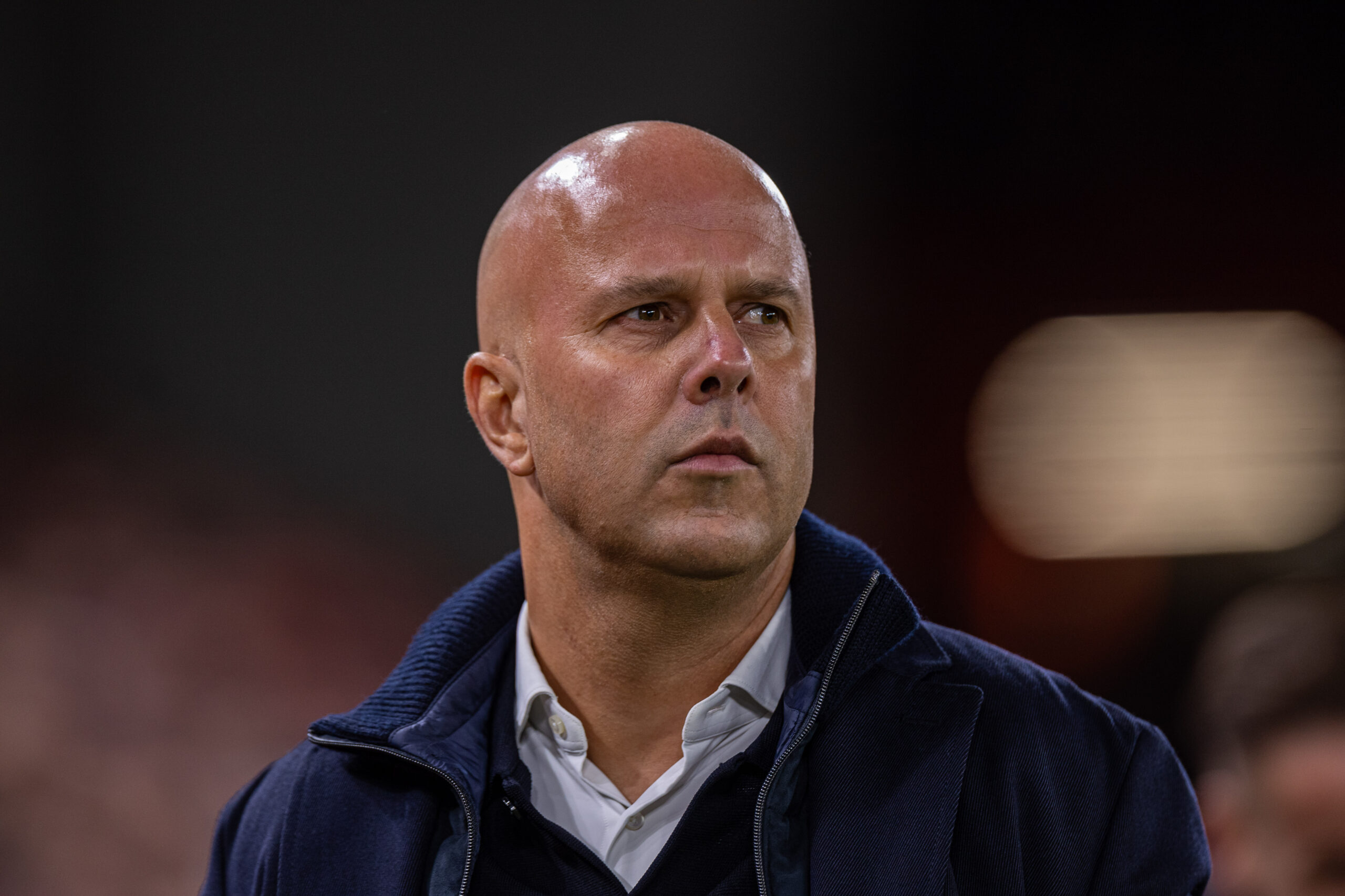 (251102) -- LIVERPOOL, Nov. 2, 2025 (Xinhua) -- Liverpool&#039;s head coach Arne Slot reacts before the English Premier League match between Liverpool FC and Aston Villa FC in Liverpool, Britain, on Nov. 1, 2025. (Xinhua) FOR EDITORIAL USE ONLY. NOT FOR SALE FOR MARKETING OR ADVERTISING CAMPAIGNS. NO USE WITH UNAUTHORIZED AUDIO, VIDEO, DATA, FIXTURE LISTS, CLUB/LEAGUE LOGOS OR &quot;LIVE&quot; SERVICES. ONLINE IN-MATCH USE LIMITED TO 45 IMAGES, NO VIDEO EMULATION. NO USE IN BETTING, GAMES OR SINGLE CLUB/LEAGUE/PLAYER PUBLICATIONS.

2025.11.01 Liverpool
pilka nozna liga wloska
FC Liverpool - Aston Villa
Foto (Xinhua)/Xinhua/PressFocus

!!! POLAND ONLY !!!