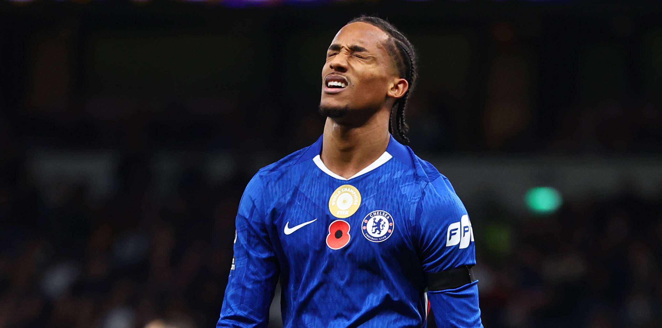 London, England, 1st November 2025. Joao Pedro of Chelsea reacts after missing a shot on goal during the Tottenham Hotspur vs Chelsea Premier League match at the Tottenham Hotspur Stadium, London. Picture credit should read: Paul Terry / Sportimage EDITORIAL USE ONLY. No use with unauthorised audio, video, data, fixture lists, club/league logos or live services. Online in-match use limited to 120 images, no video emulation. No use in betting, games or single club/league/player publications. SPI_126_PT_Tottenham_Chelsea SPI-4252-0125
2025.11.01 Londyn
pilka nozna , liga angielska
Tottenham Hotspur - Chelsea Londyn
Foto IMAGO/PressFocus

!!! POLAND ONLY !!!