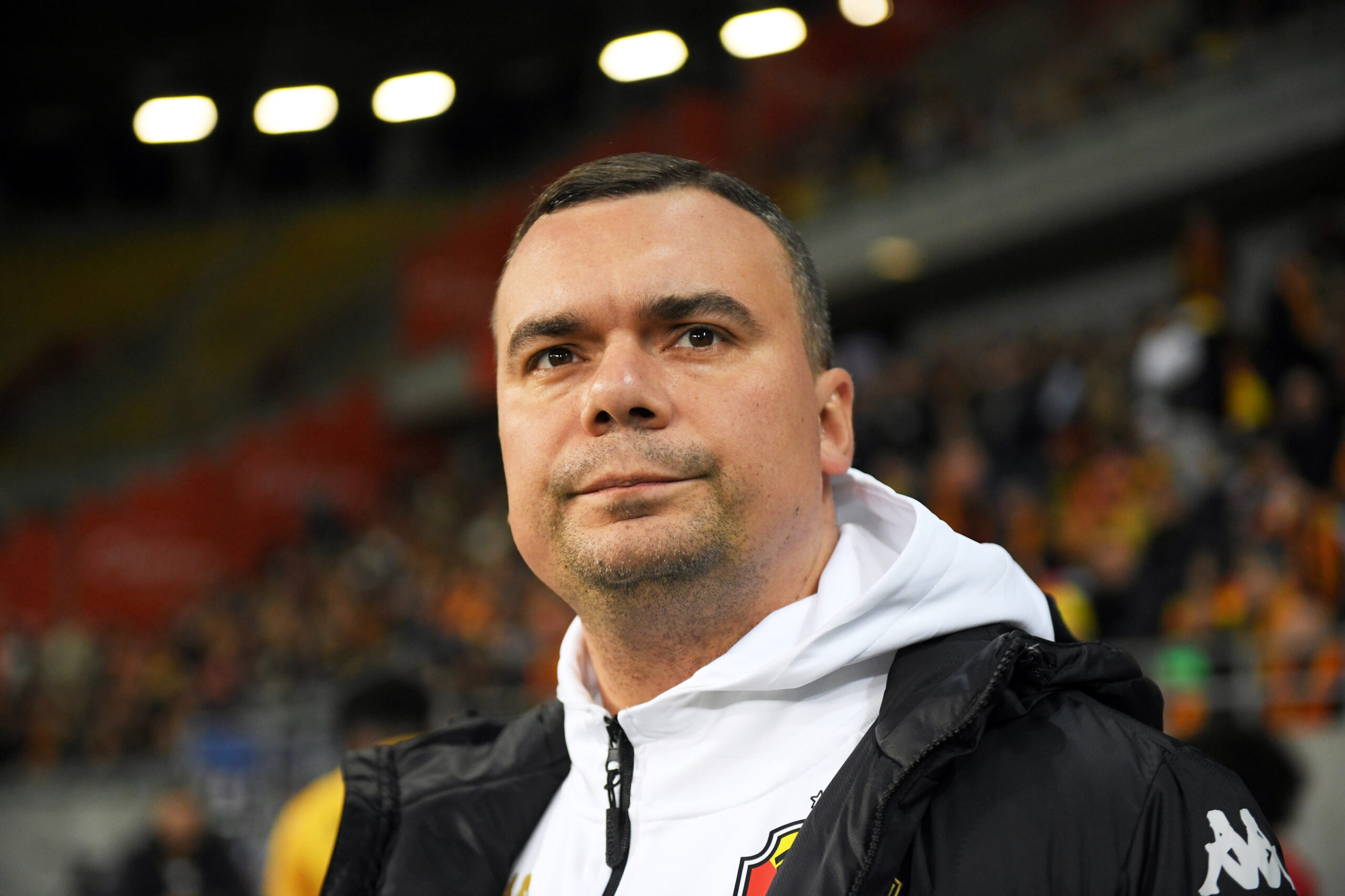 2025.11.02 Bialystok Pilka nozna PKO Ekstraklasa sezon 2025/2026 14. kolejka rozgrywek Jagiellonia Bialystok (zolto-czerwone) - Rakow Czestochowa N/z Adrian Siemieniec trener Jagiellonii Bialystok poczatek meczu Foto Michal Kosc / PressFocus 
2025.11.02 Bialystok Football Polish PKO Ekstraklasa season 2025/2026 Jagiellonia Bialystok - Rakow Czestochowa Credit Michal Kosc / PressFocus