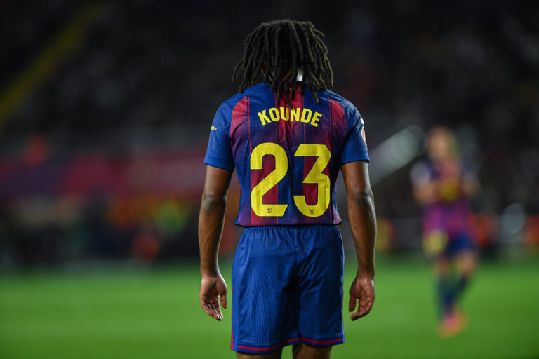 FC Barcelona, Barca v ELCHE CF. OLIMPIC STADIUM LLUIS COMPANYS. MONTJUIC,BARCELONA. November 2,2025 FC BARCELONA vs ELCHE CF November 2 ,2025 Jules Kounde 23 of FC Barcelona during the match between FC Barcelona and Elche CF corresponding to the ninth day of La Liga EA Sports at at Olimpic Stadium Lluis Companys of Montjuic in Barcelona, Spain. Barcelona ESP Copyright: xS.xRosx
2025.11.02 Barcelona
pilka nozna , liga hiszpanska
 FC Barcelona - Elche CF
Foto IMAGO/PressFocus

!!! POLAND ONLY !!!