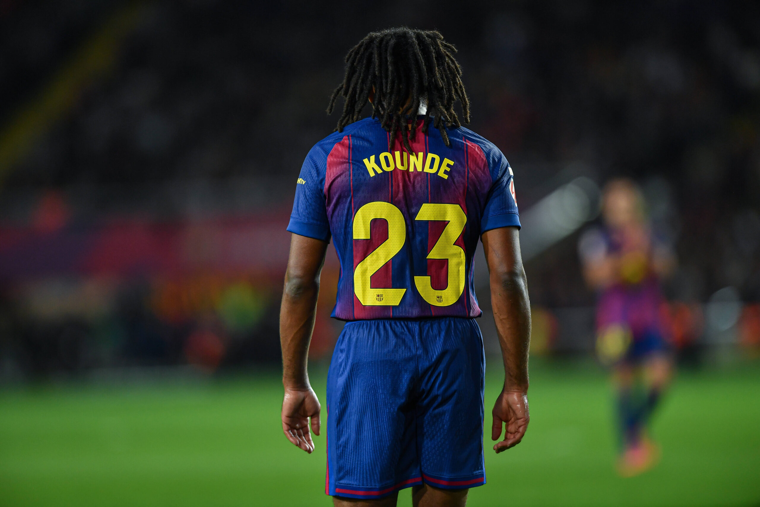 FC Barcelona, Barca v ELCHE CF. OLIMPIC STADIUM LLUIS COMPANYS. MONTJUIC,BARCELONA. November 2,2025 FC BARCELONA vs ELCHE CF November 2 ,2025 Jules Kounde 23 of FC Barcelona during the match between FC Barcelona and Elche CF corresponding to the ninth day of La Liga EA Sports at at Olimpic Stadium Lluis Companys of Montjuic in Barcelona, Spain. Barcelona ESP Copyright: xS.xRosx
2025.11.02 Barcelona
pilka nozna , liga hiszpanska
 FC Barcelona - Elche CF
Foto IMAGO/PressFocus

!!! POLAND ONLY !!!