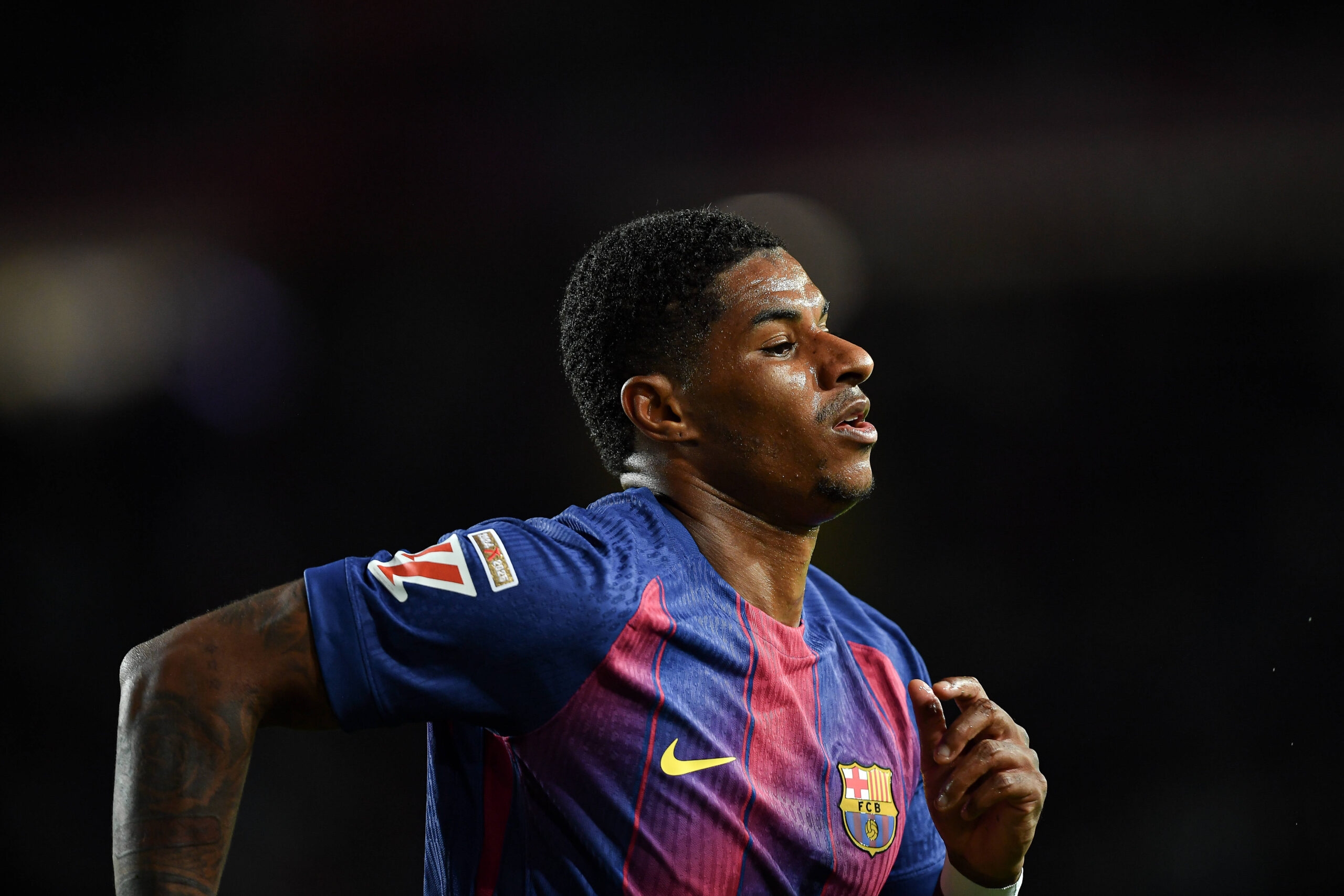 FC Barcelona, Barca v ELCHE CF. OLIMPIC STADIUM LLUIS COMPANYS. MONTJUIC,BARCELONA. November 2,2025 FC BARCELONA vs ELCHE CF November 2 ,2025 Marcus Rashford 14 of FC Barcelona celebrates scoring his team s third goal during the match between FC Barcelona and Elche CF corresponding to the ninth day of La Liga EA Sports at at Olimpic Stadium Lluis Companys of Montjuic in Barcelona, Spain. Barcelona ESP Copyright: xS.xRosx
2025.11.02 Barcelona
pilka nozna , liga hiszpanska
 FC Barcelona - Elche CF
Foto IMAGO/PressFocus

!!! POLAND ONLY !!!