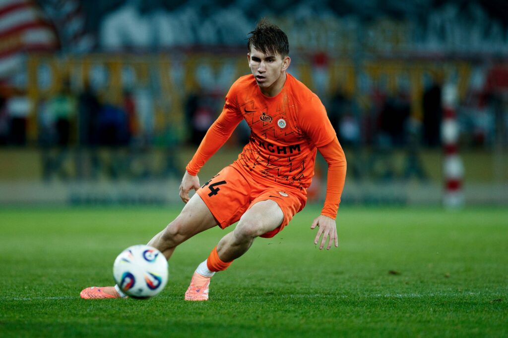 2025.11.03 Krakow
Pilka nozna PKO Ekstraklasa sezon 2025/2026
Cracovia Krakow - KGHM Zaglebie Lubin
N/z Marcel Regula
Foto Tomasz Folta / PressFocus

2025.11.03 Krakow
Football PKO Ekstraklasa season 2025/2026
Cracovia Krakow - KGHM Zaglebie Lubin
Marcel Regula
Credit: Tomasz Folta / PressFocus