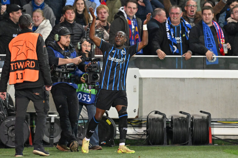 251105 Club Brugge vs FC Barcelona, Barca Carlos Forbs 9 of Club Brugge celebrates after scoring the 2-1 goal during the Uefa Champions League 4th matchday in the League phase game in season 2025 - 2026 between Club Brugge KV and FC Barcelona on November 5 , 2025 in Brugge, Belgium. Photo by David Catry / Isosport Brugge Belgium PUBLICATIONxNOTxINxBELxUKxUSA Copyright: xDavidxCatryx 20251105DC2_8614
2025.11.05 Brugia
pilka nozna liga mistrzow
Club Brugge - FC Barcelona
Foto IMAGO/PressFocus

!!! POLAND ONLY !!!