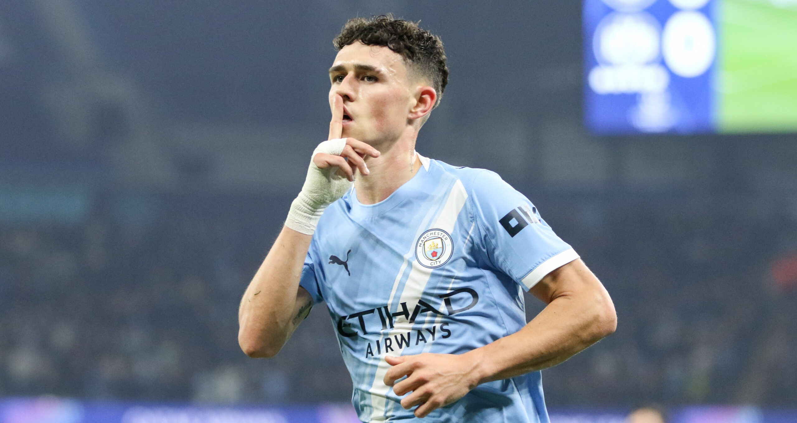 Phil Foden (47 Manchester City) celebrates his goal during the UEFA Champions League match between Manchester City and Borussia Dortmund at Etihad Stadium in Manchester, England on November 5th 2025. (Photo by /Sipa USA)
2025.11.05 Manchester
pilka nozna liga mistrzow
Manchester City - Borussia Dortmund
Foto SPP/SIPA USA/PressFocus

!!! POLAND ONLY !!!