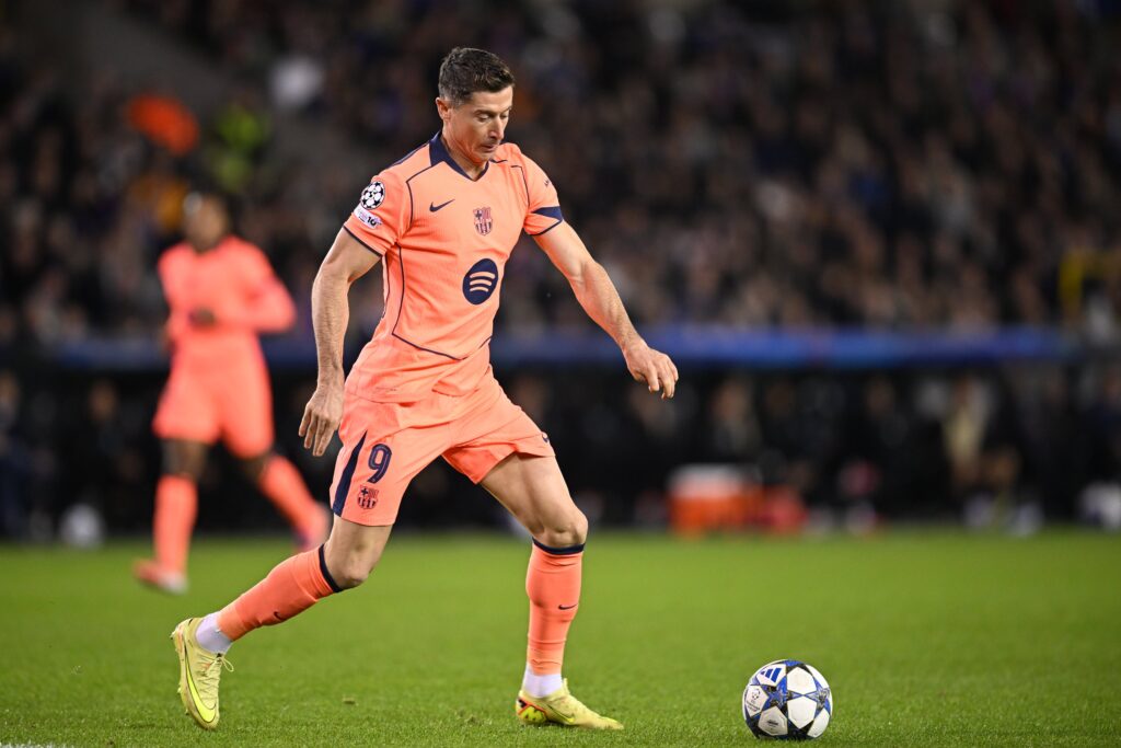 Club Brugge v Barcelona - UEFA Champions League BRUGGE, BELGIUM - NOVEMBER 05 : Lewandowski Robert forward of Barcelona in action during the UEFA Champions League 2025/26 League Phase MD4 match between Club Brugge and Barcelona on November 5, 2025 in Brugge, Belgium, 05/11/2025 Brugge Belgium PUBLICATIONxNOTxINxFRAxBEL Copyright: xTomasxSiskx
2025.11.05 Brugia
pilka nozna liga mistrzow
Club Brugge - FC Barcelona

Foto IMAGO/Tomas Sisk/SIPA USA/PressFocus

!!! POLAND ONLY !!!
