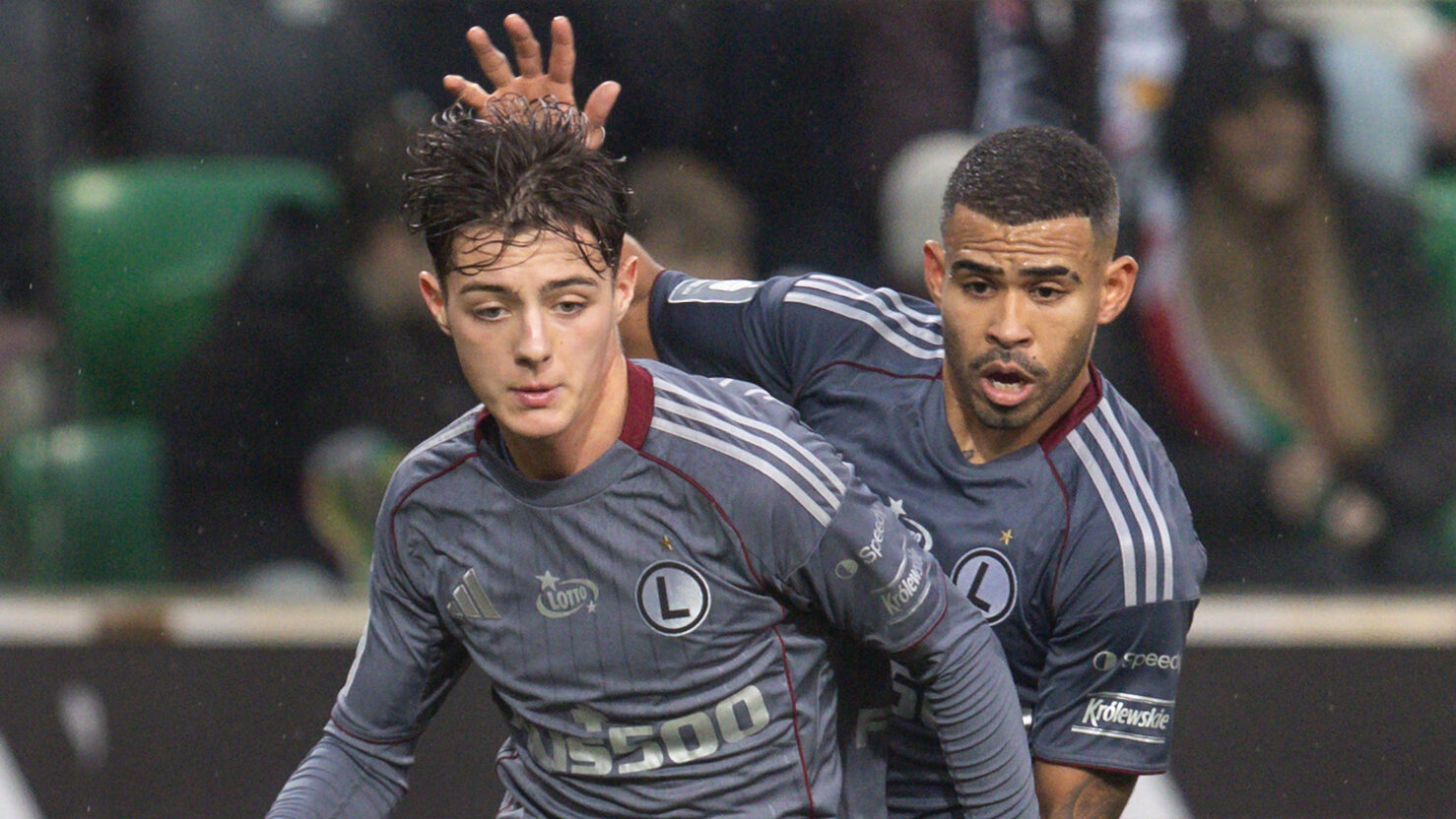 2025.11.09 Warszawa pilka nozna PKO Ekstraklasa sezon 2025/2026
Legia Warszawa - BrukBet Termalica Nieciecza
N/z Kacper Urbanski (Legia), Juergen Elitim (Legia)
Foto Tomasz Jastrzebowski / Foto Olimpik / PressFocus

2025.11.09 Warsaw Football PKO Ekstraklasa season 2025/2026
Legia Warszawa - BrukBet Termalica Nieciecza
Kacper Urbanski (Legia), Juergen Elitim (Legia)
Credit: Tomasz Jastrzebowski / Foto Olimpik / PressFocus