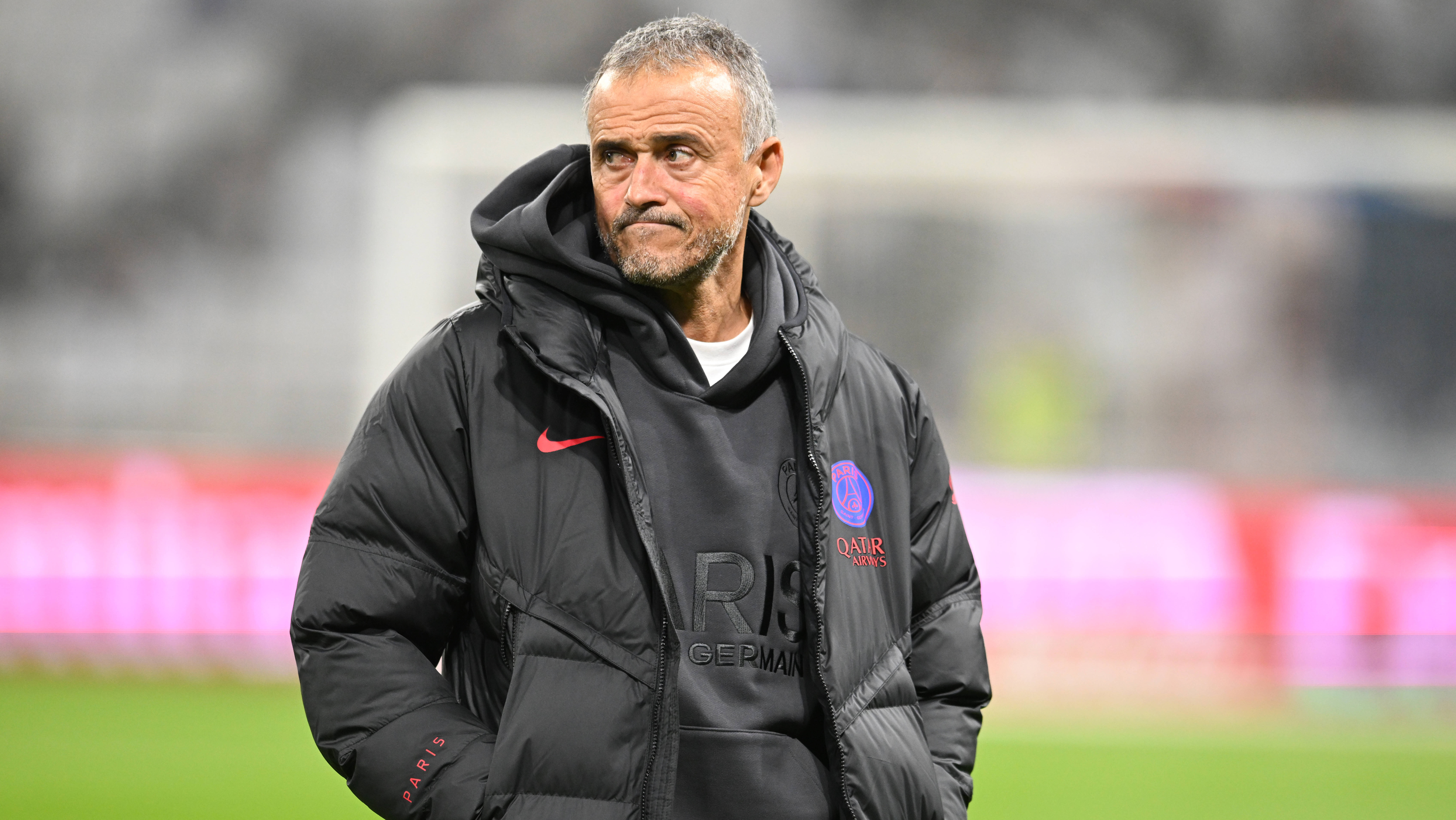 Luis Enrique coach of Paris during the Ligue 1 McDonald&#039;s match between Lyon and Paris PSG at Groupama Stadium on November 9, 2025 in Lyon, France - Photo :  ALLILI_MOURAD / Mourad Allili / PsNewZ / SIPA /00317440_0074//Credit:PSNEWZ/SIPA/2511101904
2025.11.09 Lyon
pilka nozna liga francuska
Olympique Lyon - Paris Saint-Germain
Foto PSNEWZ/SIPA/PressFocus

!!! POLAND ONLY !!!