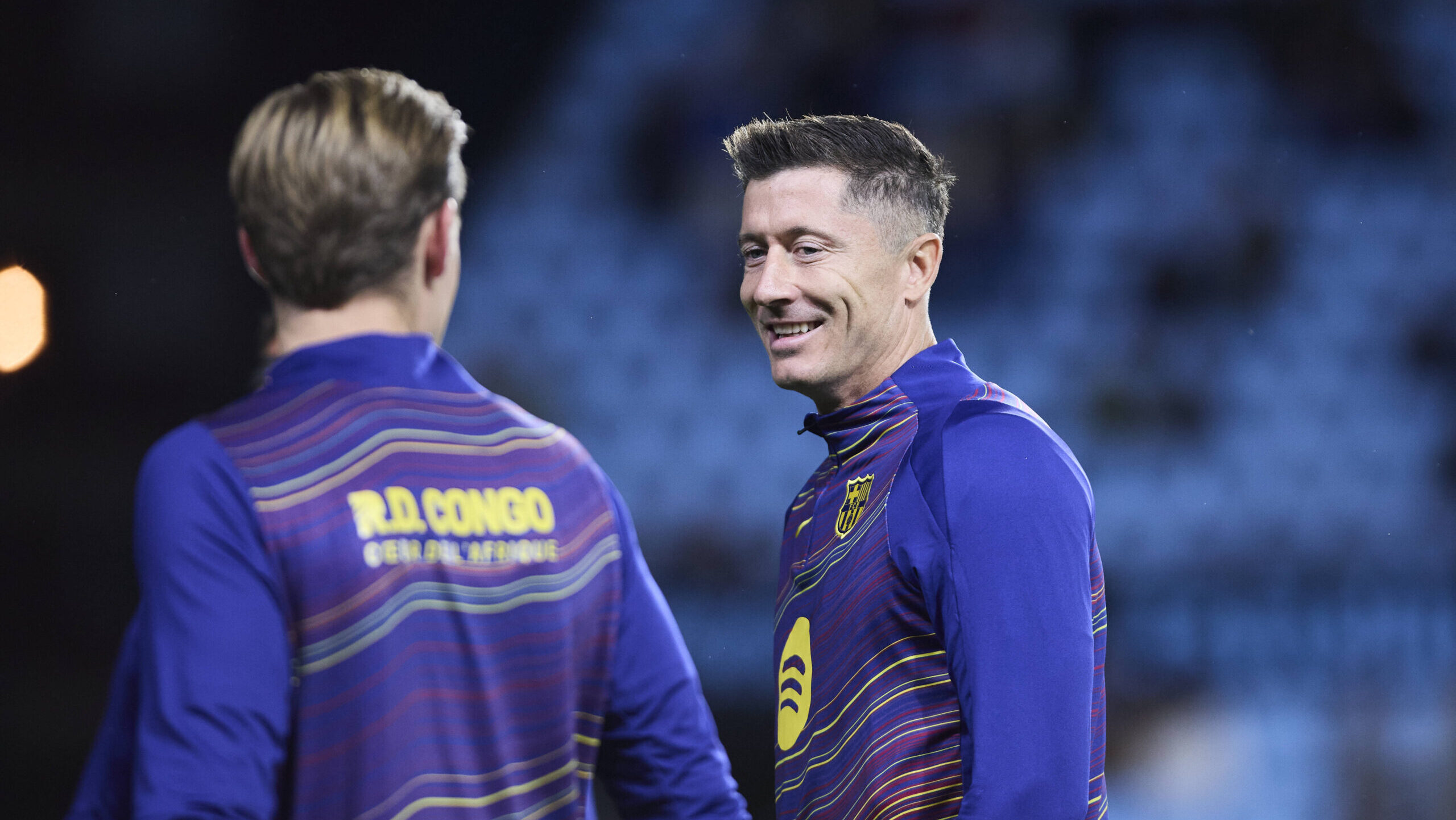 RC Celta de Vigo v FC Barcelona, Barca - LaLiga EA Sports VIGO, SPAIN - NOVEMBER 9: Robert Lewandowski of FC Barcelona warms up prior during to the LaLiga EA Sports match between RC Celta de Vigo and FC Barcelona at Abanca Balaidos stadium on November 9, 2025 in Vigo, Spain. Photo by Diego Simon/Photo Players Images/Magara Press Vigo Abanca Balaidos Stadium Spain Copyright: xDiegoxSimonx
2025.11.09 Vigo
pilka nozna , liga hiszpanska
Celta Vigo - FC Barcelona
Foto IMAGO/PressFocus

!!! POLAND ONLY !!!