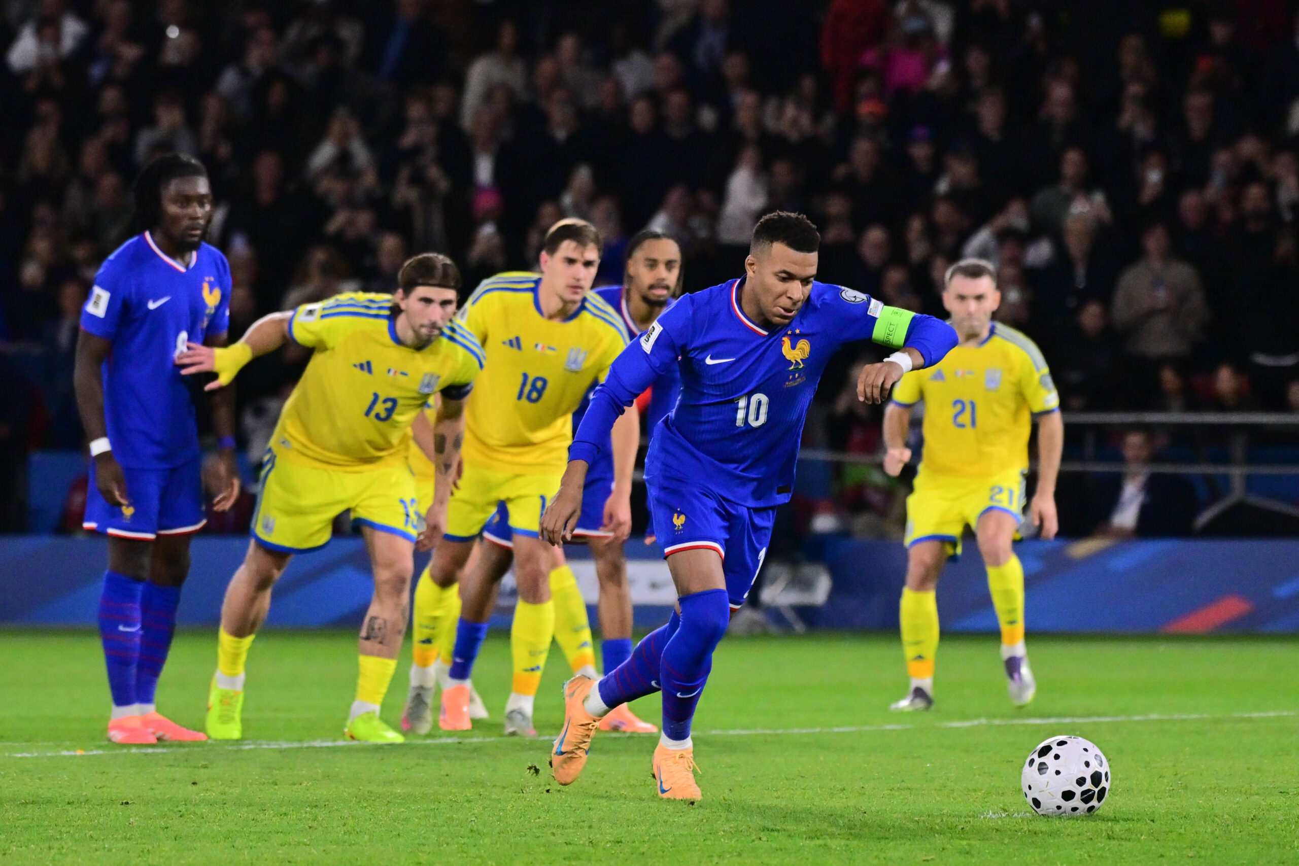 Kylian Mbappe ( 10 - France ) scores his penalty during the UEFA European Qualifiers match between France and Ukraine at Parc des Princes on November 13, 2025 in Paris, France. ( Photo by Federico Pestellini / PsnewZ ) - - Photo :  Federico Pestellini / Federico Pestellini / Psnewz / SIPA /00317600_0124//Credit:PSNEWZ/SIPA/2511132306
2025.11.13 Paryz
pilka nozna , eliminacje , kwalifikacje do mistrzostw swiata 2026
Francja - Ukraina
Foto PSNEWZ/SIPA/PressFocus

!!! POLAND ONLY !!!
