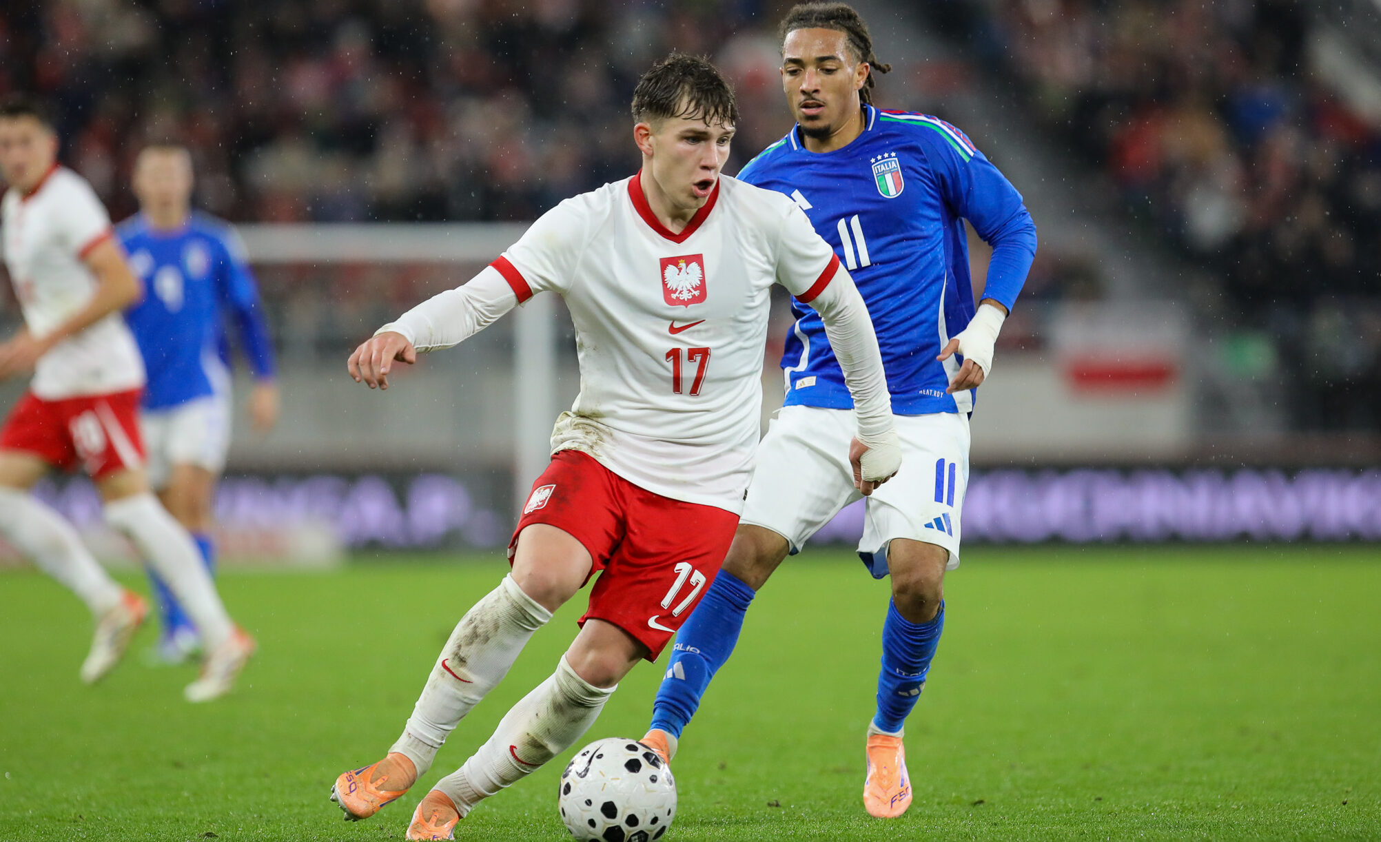 2025.11.14 Szczecin
Pilka nozna kadra reprezentacja mlodziezowa eliminacje Mistrzostw Europy U21 
Polska - Wlochy
N/z 
Foto Kasia Dzierzynska / PressFocus

2025.11.14 Szczecin
Football UEFA European Under 21 Championship Qualifying round 
Poland - Italy 

Credit: Kasia Dzierzynska / PressFocus