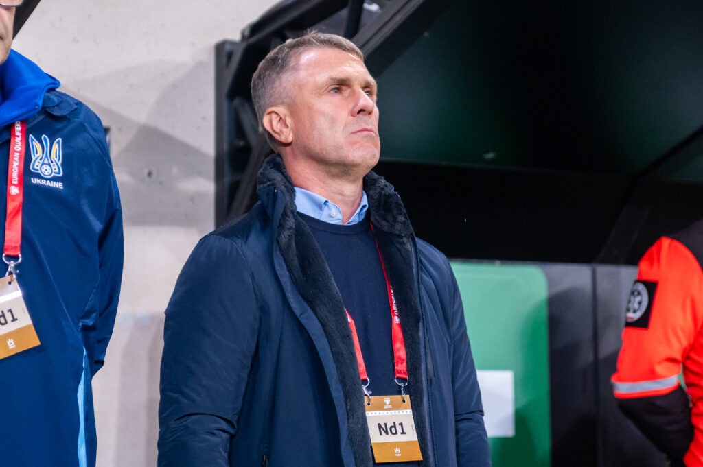 2025.11.16 Warszawa
pilka nozna Kwalifikacje Mistrzostw Swiata 2026
Ukraina - Islandia
N/z Sergij Rebrov
Foto Gleb Soboliev / PressFocus

2025.11.16 Warszawa
Football - FIFA World Cup 2026 Qualifying round
Ukraine - Island
Sergij Rebrov
Credit: Gleb Soboliev / PressFocus