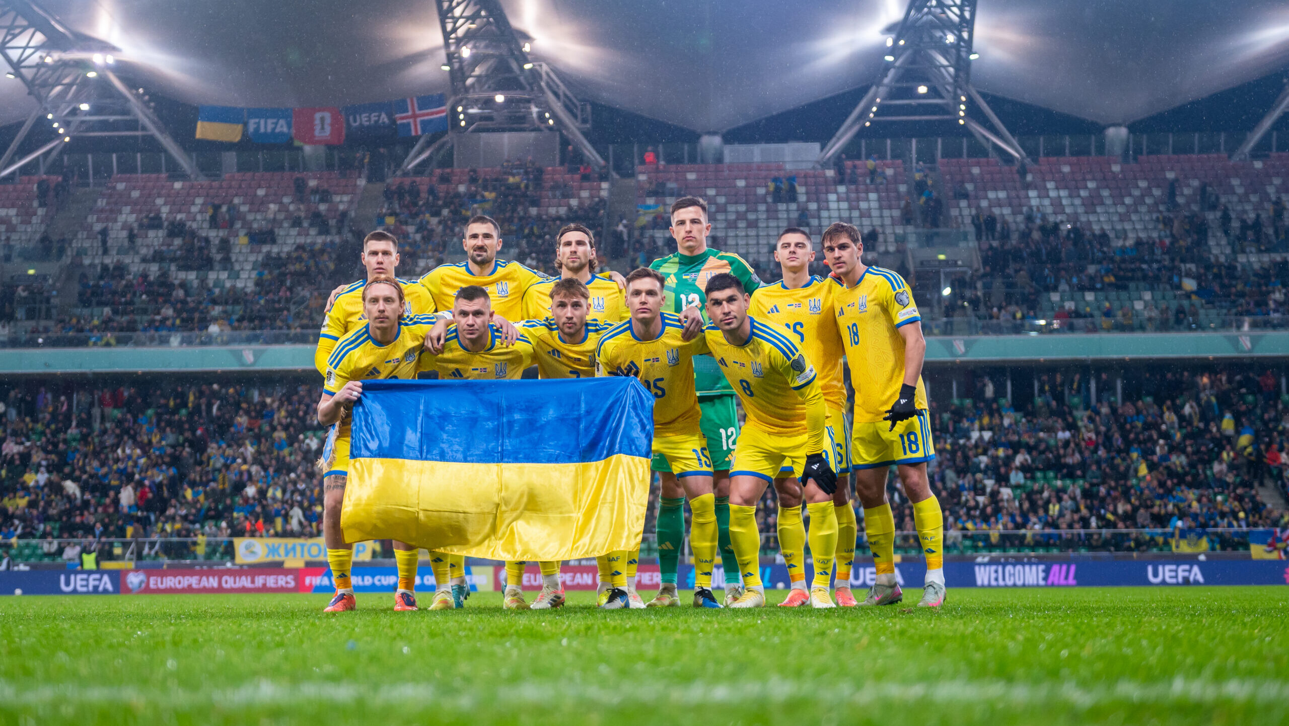 2025.11.16 Warszawa
pilka nozna Kwalifikacje Mistrzostw Swiata 2026
Ukraina - Islandia
N/z Ukraine national team
Foto Gleb Soboliev / PressFocus

2025.11.16 Warszawa
Football - FIFA World Cup 2026 Qualifying round
Ukraine - Island
Ukraine national team
Credit: Gleb Soboliev / PressFocus