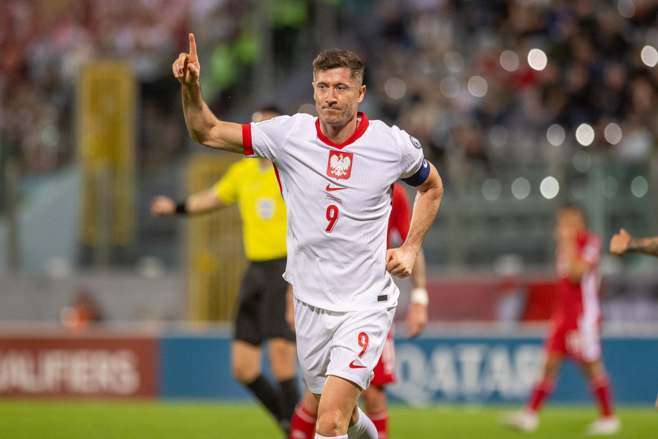2025.11.17 Malta
Pilka nozna Kwalifikacje Mistrzostw Swiata 2026
Malta - Polska
N/z Robert Lewandowski gol bramka radosc
Foto Marcin Karczewski / PressFocus

2025.11.17 Malta
Football - FIFA World Cup 2026 Qualifying round
Malta - Poland
Robert Lewandowski gol bramka radosc
Credit: Marcin Karczewski / PressFocus