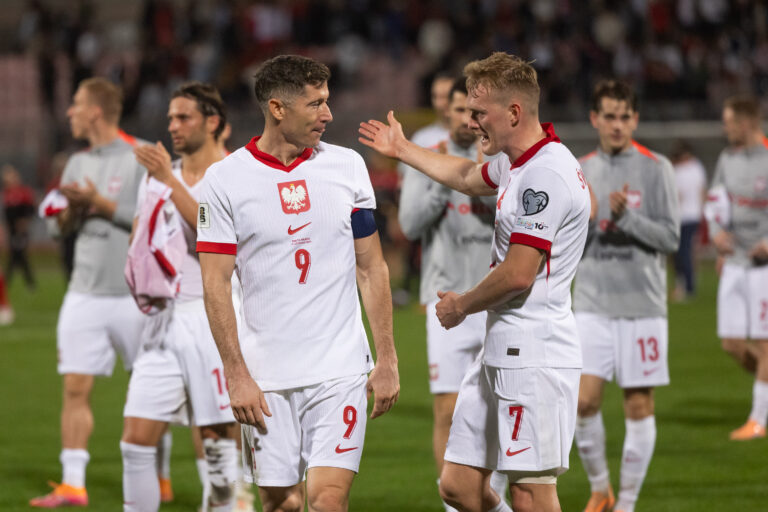 2025.11.17 Malta
Pilka nozna Kwalifikacje Mistrzostw Swiata 2026
Malta - Polska
N/z Robert Lewandowski, Karol Swiderski
Foto Marcin Karczewski / PressFocus

2025.11.17 Malta
Football - FIFA World Cup 2026 Qualifying round
Malta - Poland
Robert Lewandowski, Karol Swiderski
Credit: Marcin Karczewski / PressFocus