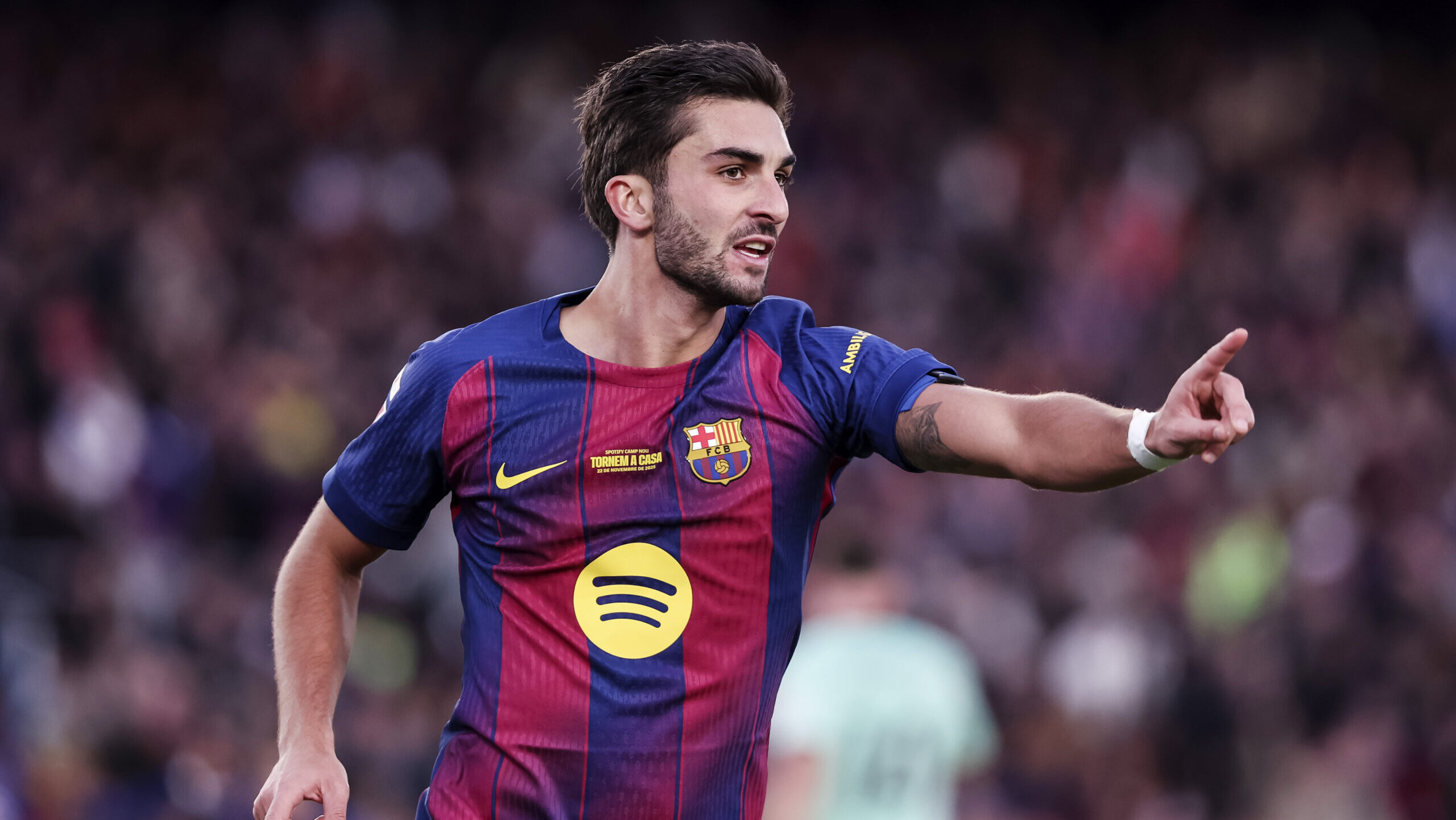 Ferran Torres of FC Barcelona celebrates a goal during the Spanish championship LaLiga football match between FC Barcelona and Athletic Club on 22 November 2025 at Camp Nou stadium in Barcelona, Spain (Photo by /Sipa USA)
2025.11.22 Barelona
pilka nozna liga hiszpanska
FC Barcelona - Athletic Club Bilbao
Foto IPA/SIPA USA/PressFocus

!!! POLAND ONLY !!!