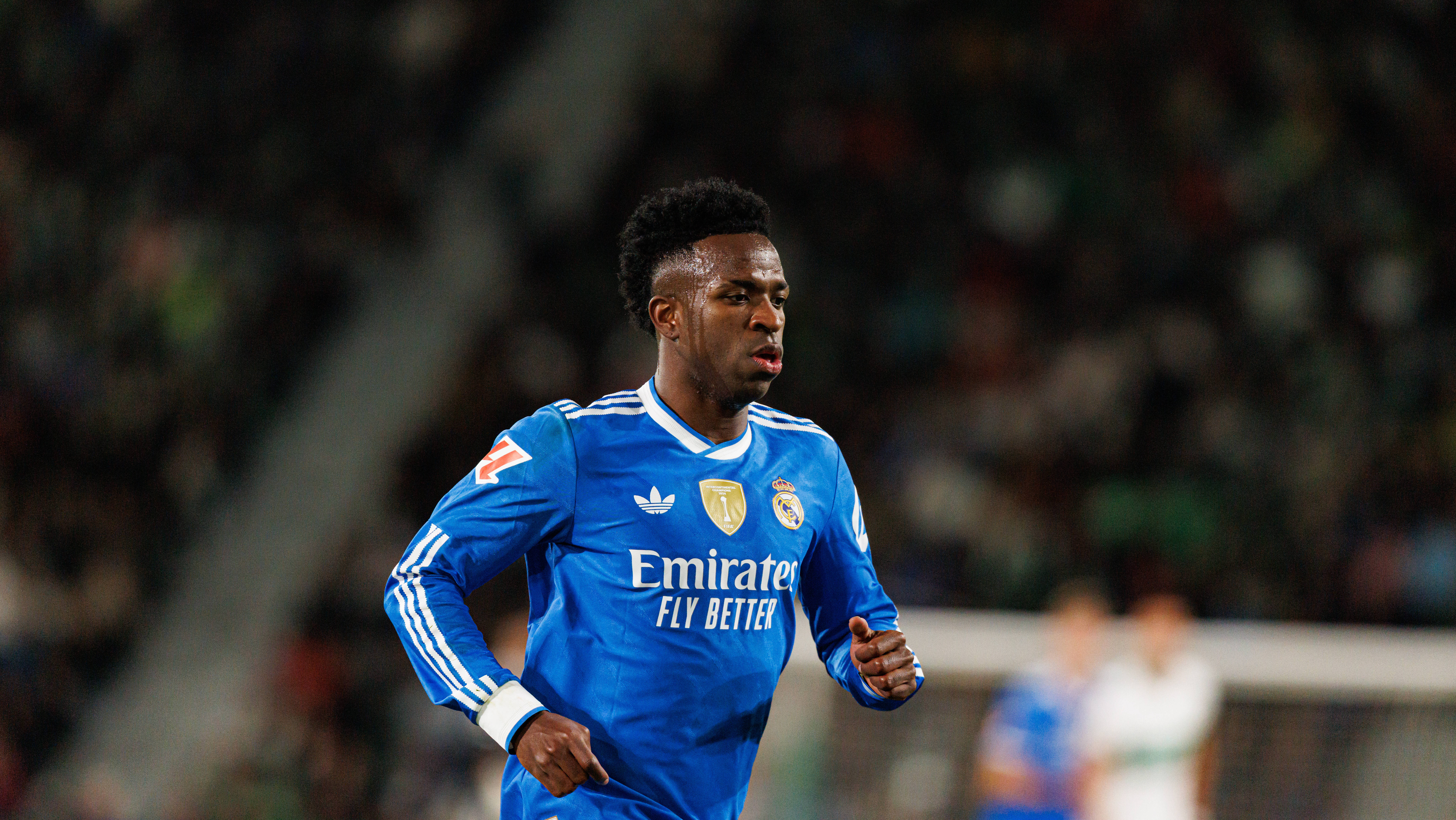 Vinicius Vini Junior seen during LaLiga EA SPORTS game between teams of Elche CF and Real Madrid FC at Estadio Manuel Martinez Valero Maciej Rogowski/Ball Raw Images Elche Manuel Martinez Valero Spain Copyright: xMaciejxRogowskix maciejrogowski_elchecf_realmadrid_2526-222
2025.11.23 Elche
pilka nozna , liga hiszpanska
Elche CF - Real Madryt
Foto IMAGO/PressFocus

!!! POLAND ONLY !!!