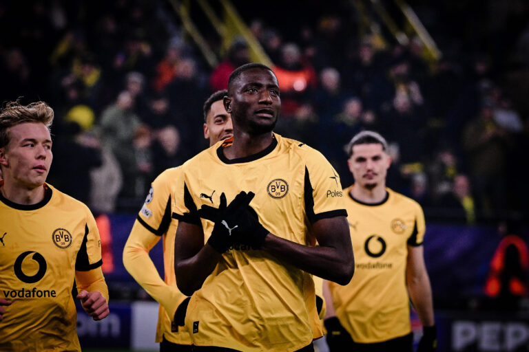 Torjubel zum 2:0 durch Serhou Guirassy 9 Borussia Dortmund, Borussia Dortmund vs. FC Villarreal, Fussball, Champions League, Gruppenphase, Matchday 5, 25.11.2025 Dortmund Nordrhein-Westfalen Deutschland *** Goal celebration for 2-0 by Serhou Guirassy 9 Borussia Dortmund , Borussia Dortmund vs FC Villarreal, Soccer, Champions League, Group stage, Matchday 5, 25 11 2025 Dortmund Nordrhein Westfalen Germany Copyright: xkolbert-press/MarcxNiemeyerx
2025.11.25 Dortmund
pilka nozna , Liga Mistrzow
Borussia Dortmund - Villarreal CF
Foto IMAGO/PressFocus

!!! POLAND ONLY !!!