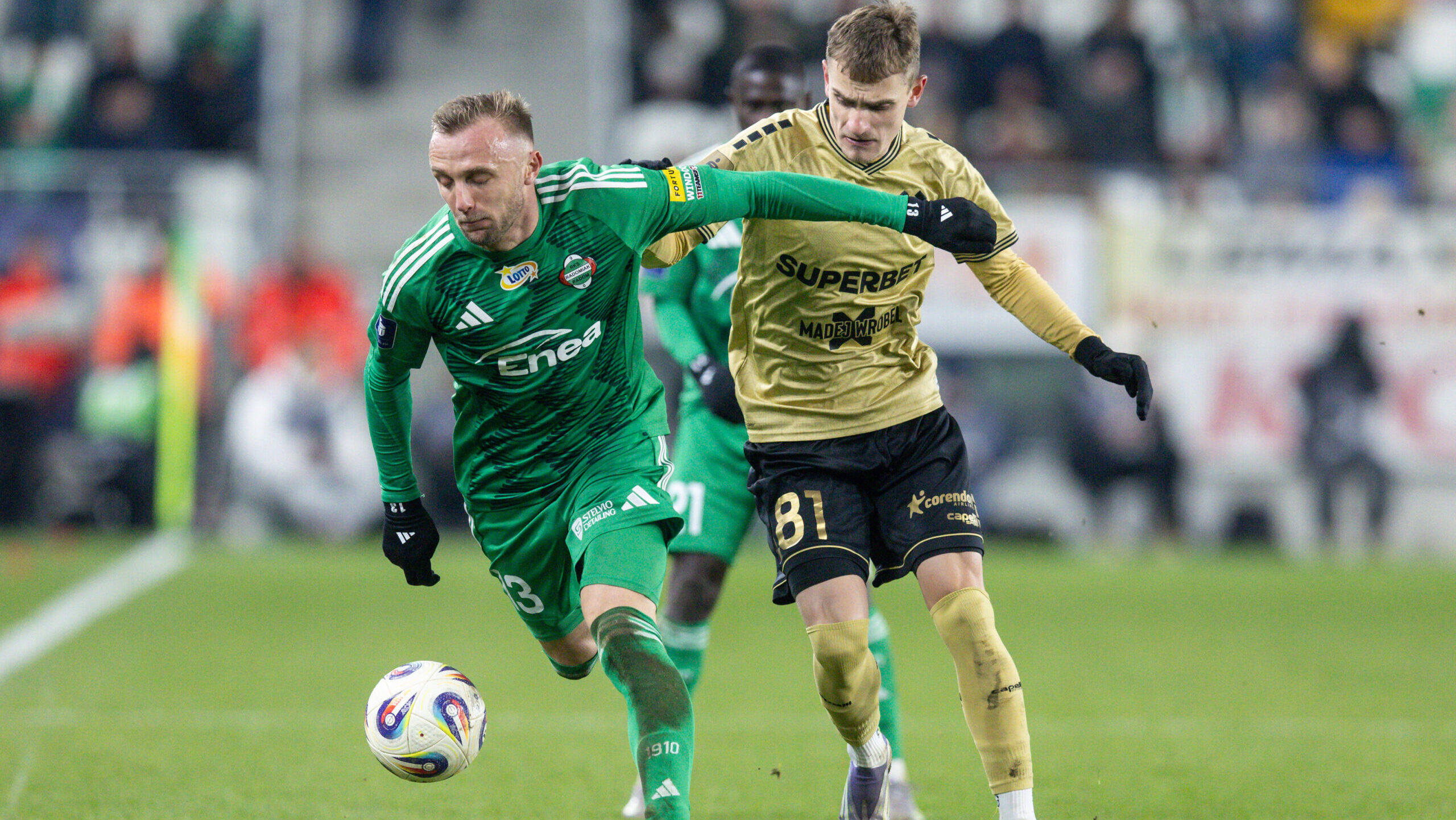 2025.11.28 Radom pilka nozna PKO Ekstraklasa sezon 2025/2026
Radomiak Radom - Gornik Zabrze
N/z Jan Grzesik (Radomiak), Matus Kmet (Gornik)
Foto Tomasz Jastrzebowski / Foto Olimpik / PressFocus

2025.11.28 Radom Football PKO Ekstraklasa season 2025/2026
Radomiak Radom - Gornik Zabrze
Jan Grzesik (Radomiak), Matus Kmet (Gornik)
Credit: Tomasz Jastrzebowski / Foto Olimpik / PressFocus