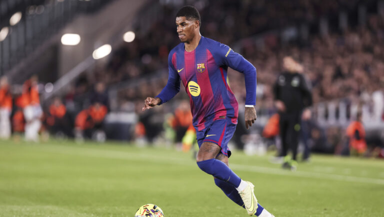 Marcus Rashford of FC Barcelona during the Spanish championship LaLiga football match between FC Barcelona and Deportivo Alaves on 29 November 2025 at Camp Nou stadium in Barcelona, Spain (Photo by /Sipa USA)
2025.11.29 Barcelona
pilka nozna liga hiszpanska
FC Barcelona - Deportivo Alaves

Foto IPA/SIPA USA/PressFocus

!!! POLAND ONLY !!!