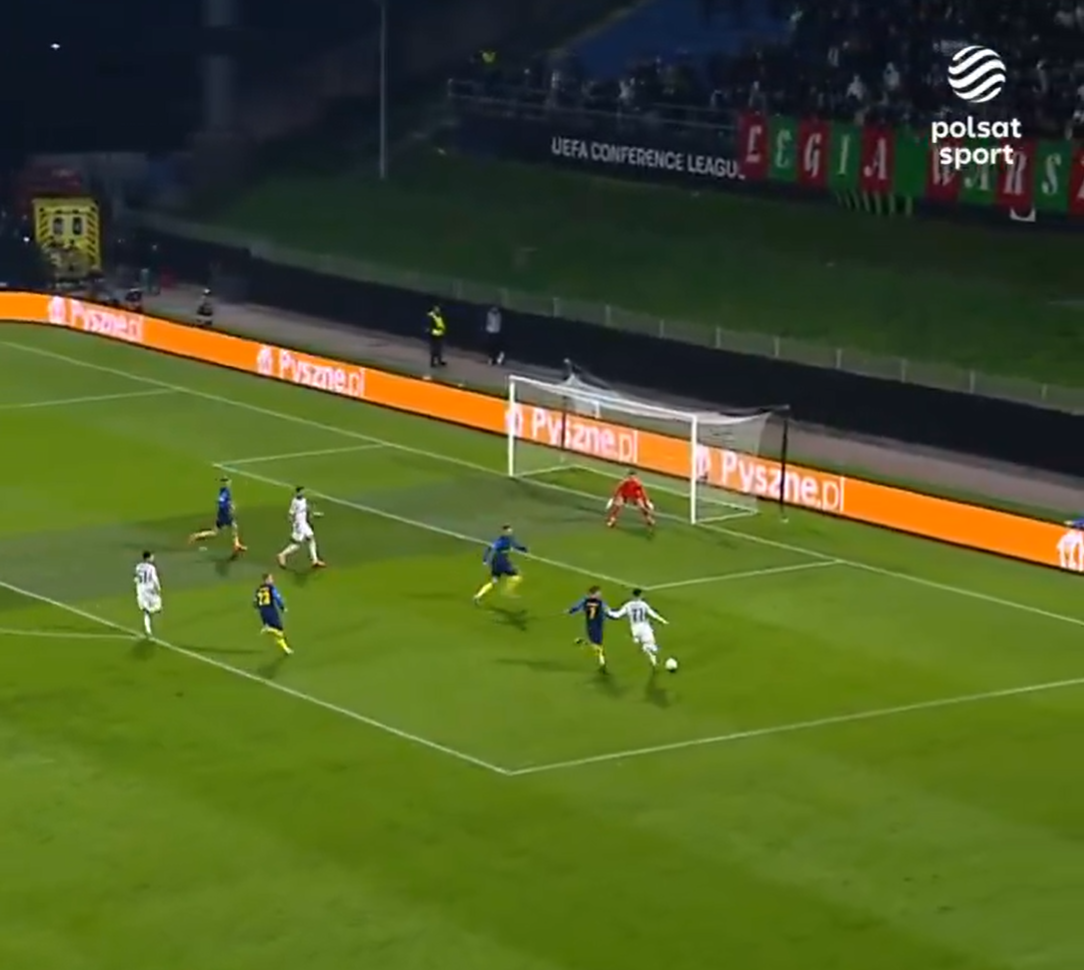 Legia szybko obejmuje prowadzenie! Świetny rajd Krasniqiego [WIDEO]