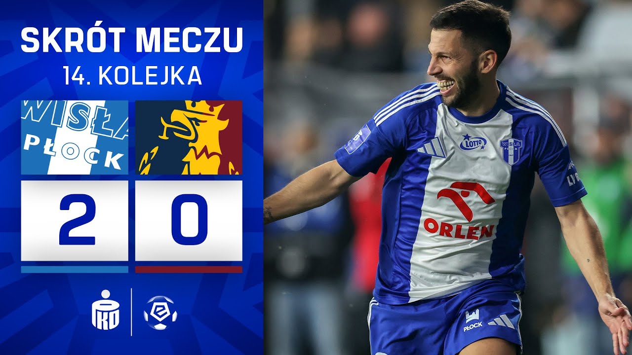 SKRÓT MECZU: Wisła Płock 2:0 Pogoń Szczecin