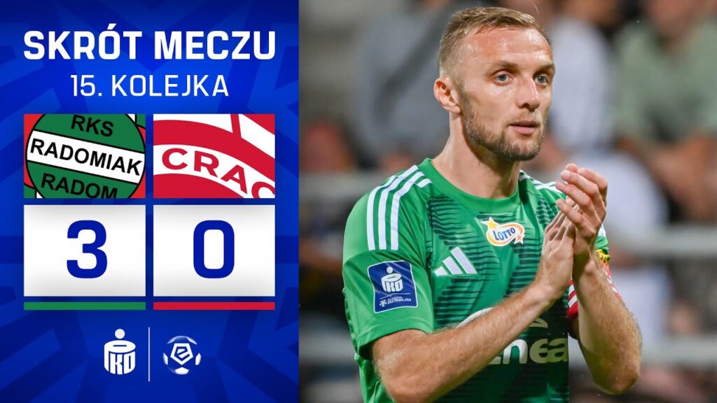 SKRÓT MECZU: Radomiak 3:0 Cracovia