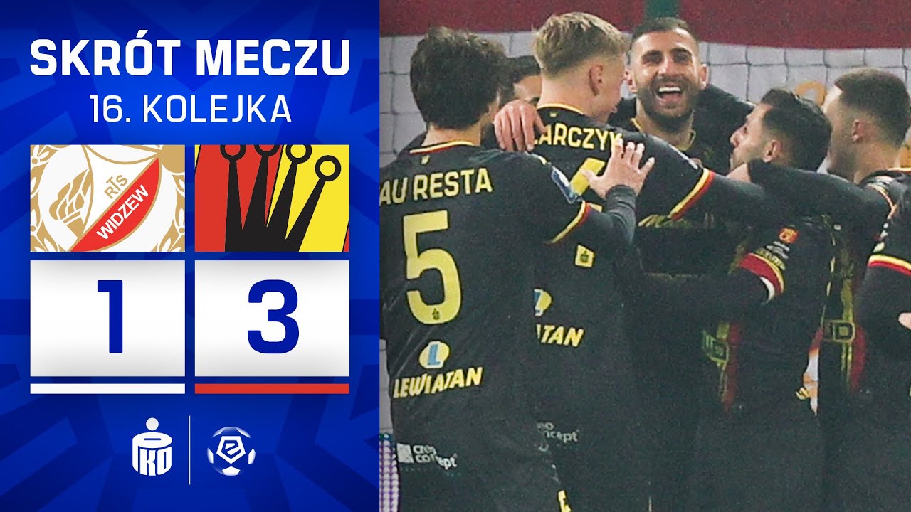 SKRÓT MECZU: Widzew Łódź 1:3 Korona Kielce