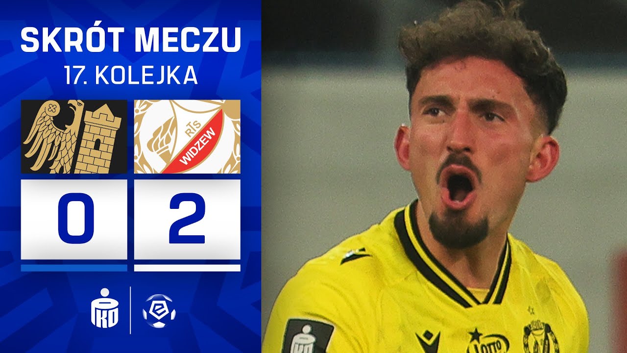 SKRÓT MECZU: Piast Gliwice 0:2 Widzew Łódź