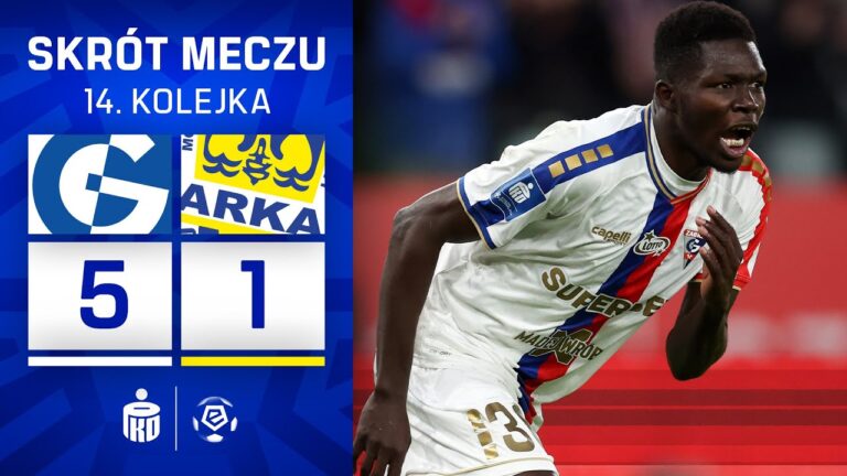 SKRÓT MECZU: Tak Górnik Zabrze rozbił Arkę Gdynia