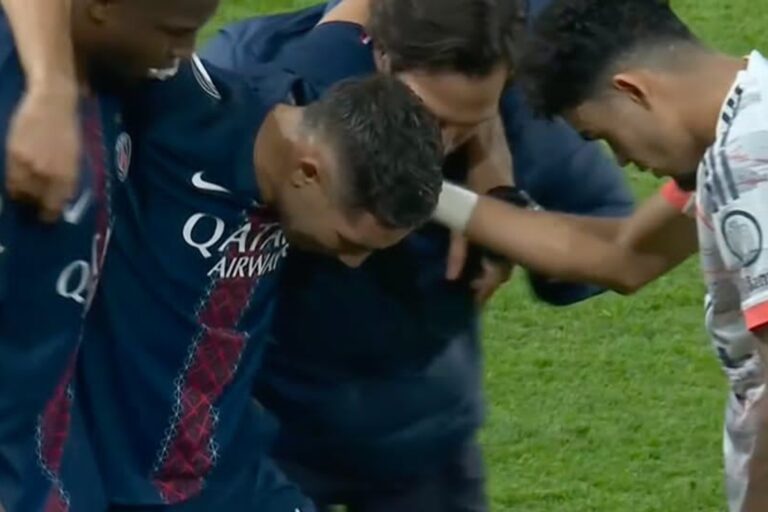 Dublet oraz&#8230; czerwona kartka! Koszmarny faul gwiazdy Bayernu i kontuzja gracza PSG [WIDEO]
