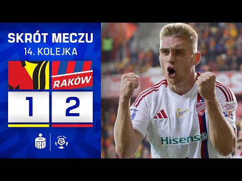 SKRÓT MECZU: Jagiellonia Białystok 1:2 Raków Częstochowa