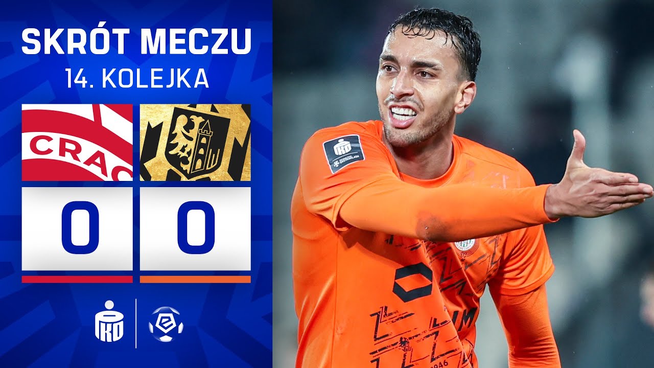 SKRÓT MECZU:  Cracovia 0:0 Zagłębie Lubin
