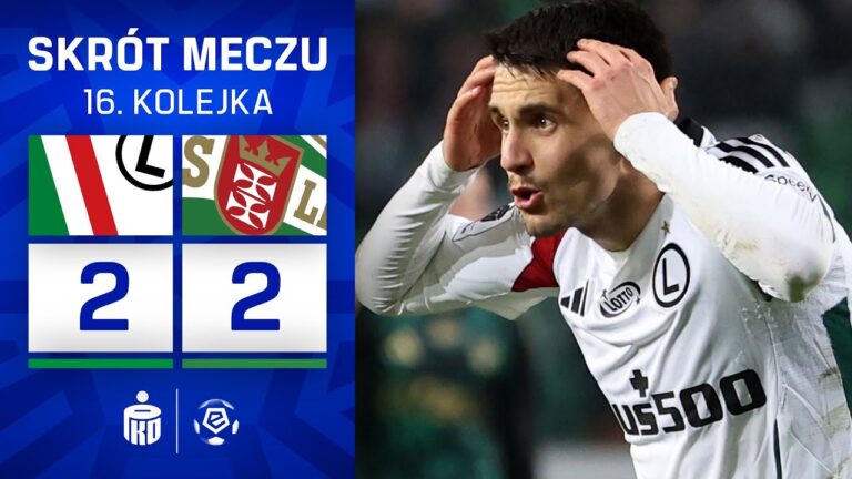 SKRÓT MECZU: Legia Warszawa 2:2 Lechia Gdańsk